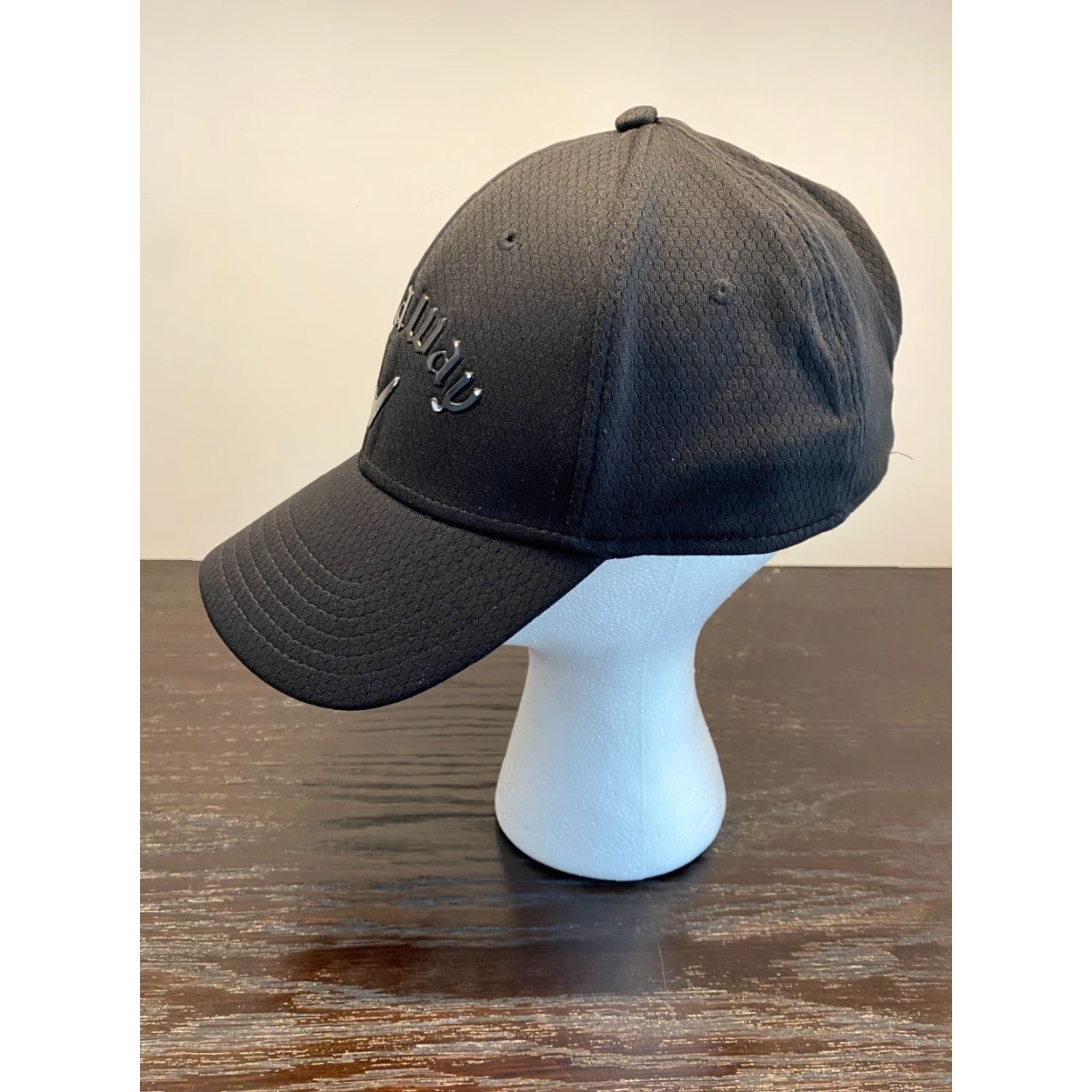 Callaway Callaway Hat Men One Size Black Strapback Performance Lightweight Logo Golf Cap Mens Size ONE SIZE - 4 Thumbnail