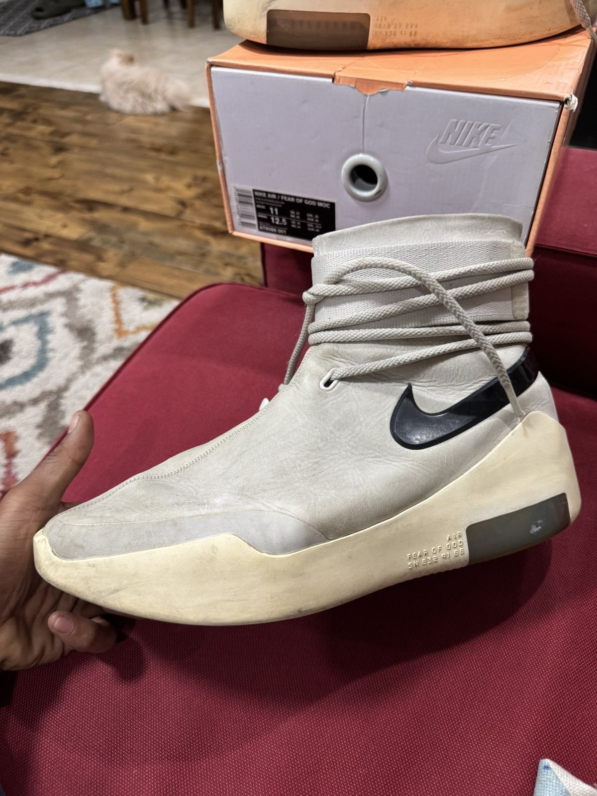 Fear of God × Nike Air Fear Of God SA 1 'Light Bone’ Size US 11 / EU 44 - 3 Thumbnail