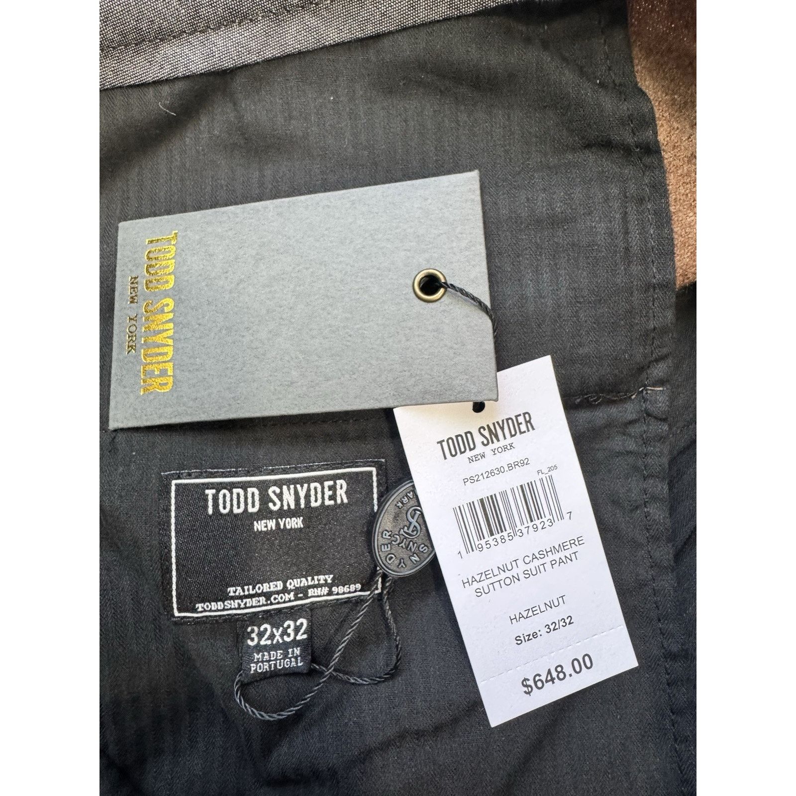 Todd Snyder Todd Snyder Men's Hazelnut Cashmere Sutton Suit Pant Size US 32 / EU 48 - 5 Thumbnail