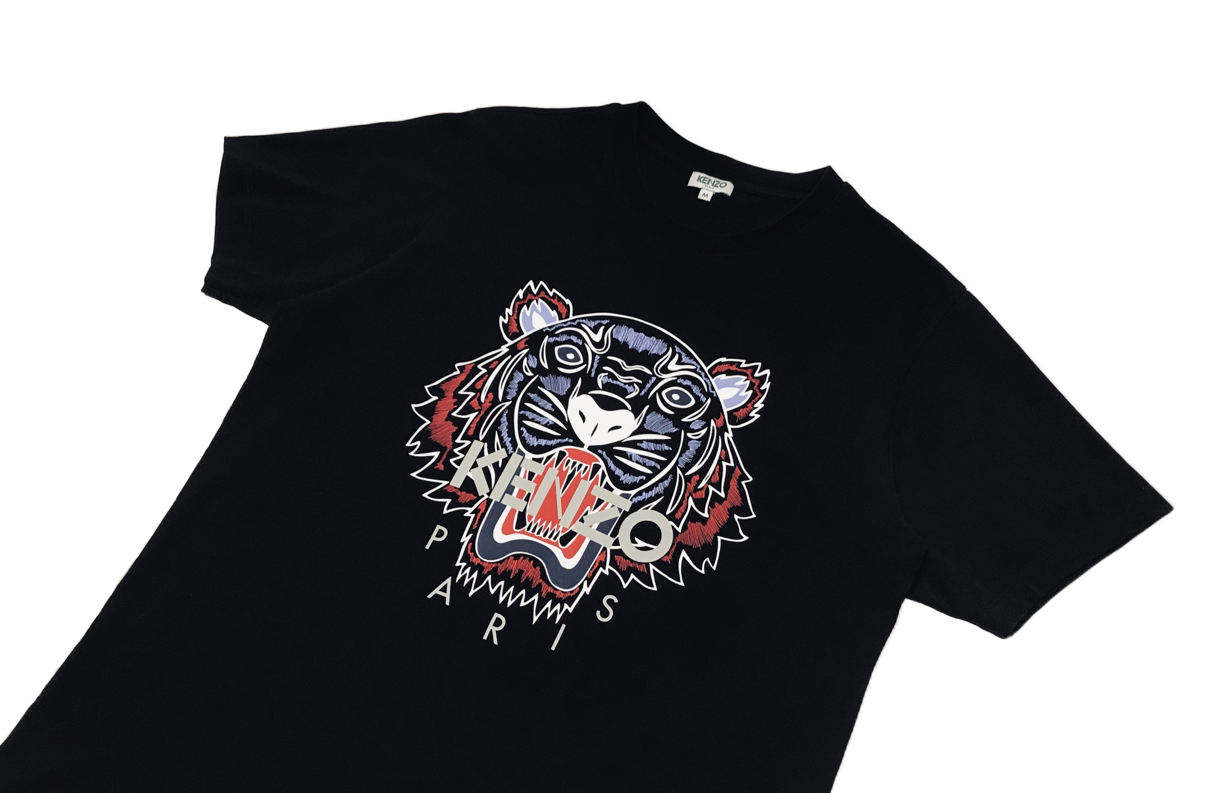 Kenzo Kenzo Tiger Logo T-Shirt Mens M Black Size US M / EU 48-50 / 2 - 3 Thumbnail