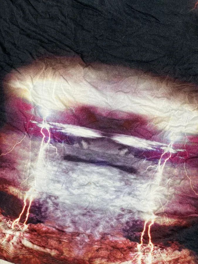 Alexander McQueen SS2012 Alexander McQueen Black Storm Lightning T-Shirt Size US L / EU 52-54 / 3 - 7 Thumbnail