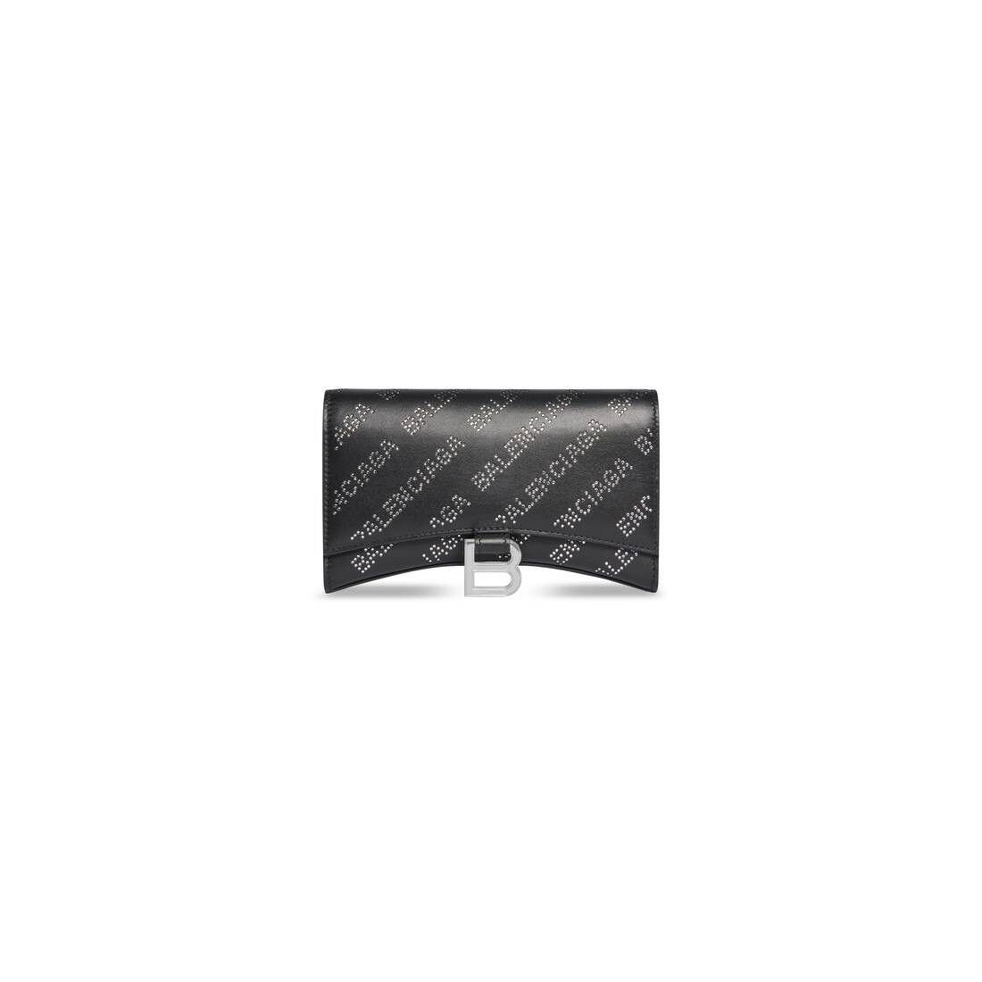Balenciaga o1w1db10525 Size: OS / Hourglass Wallet On Chain Size ONE SIZE - 6 Thumbnail