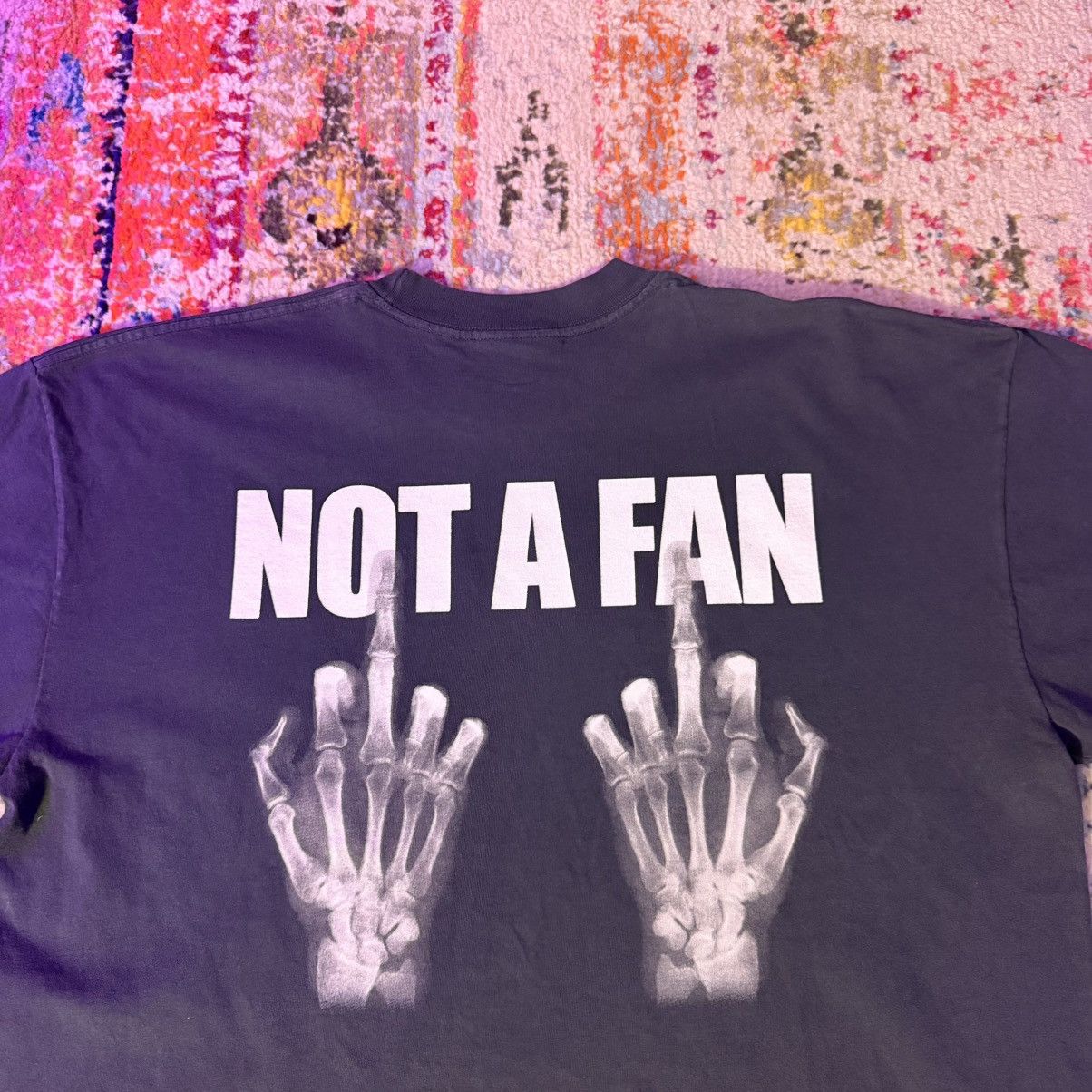 Menace MENACE “NOT A FAN” T-SHIRT Size US XL / EU 56 / 4 - 6 Thumbnail