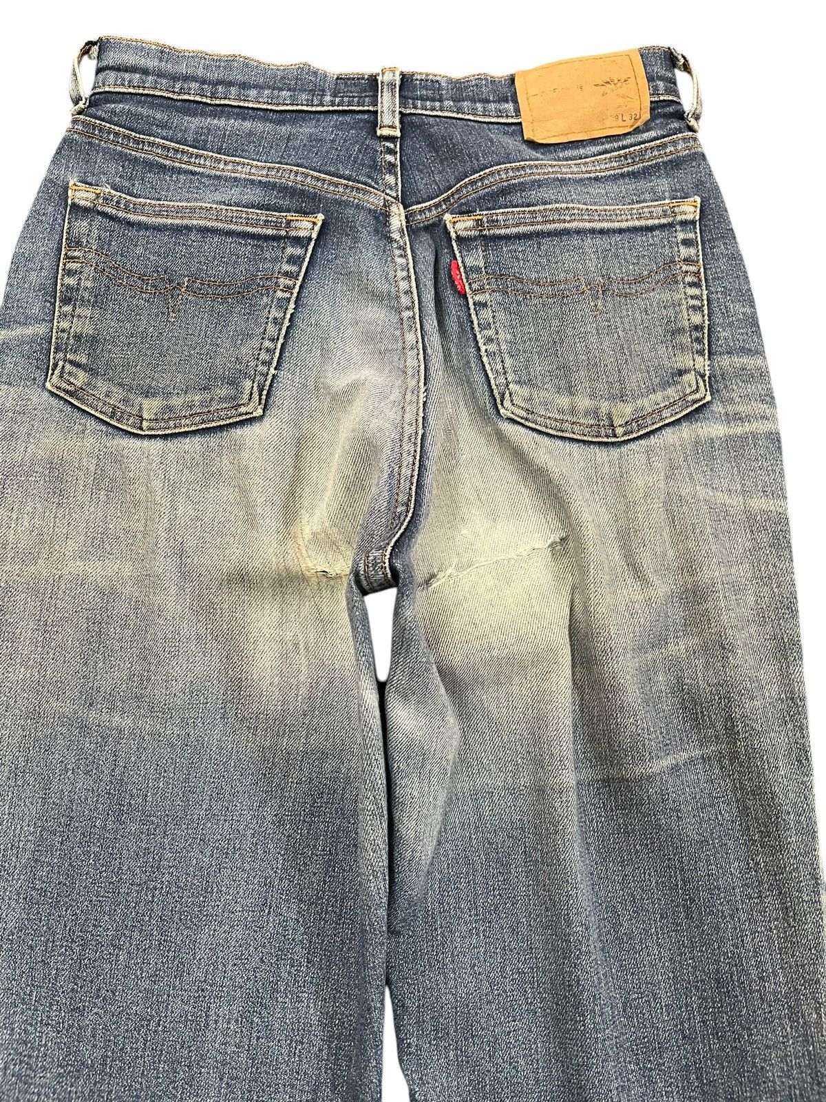 Beauty Beast Vintage Jayro Flare Faded Distressed Denim Size US 26 / EU 42 - 7 Thumbnail
