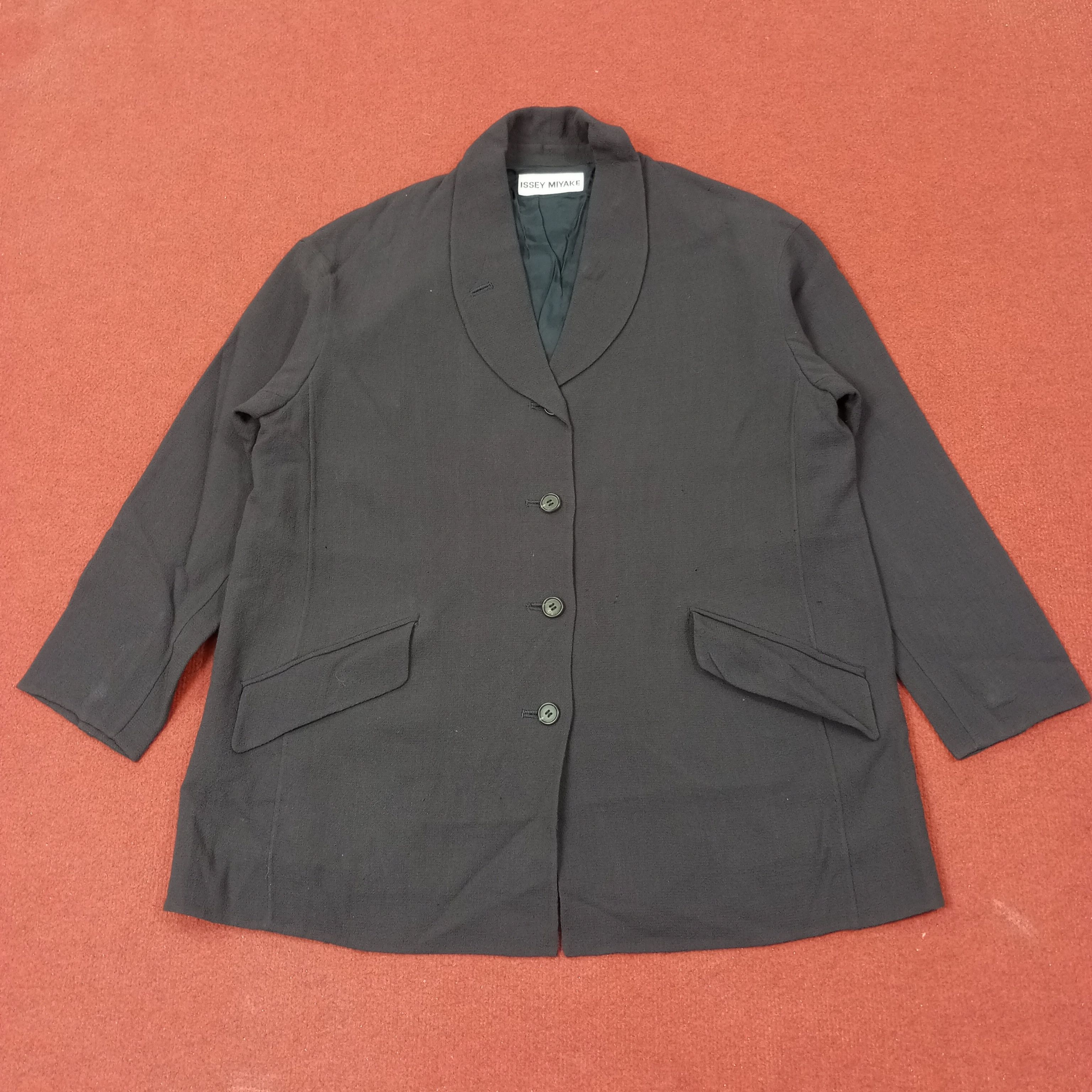 Issey Miyake Issey Miyake Japanese Designer Fashion Blazer Jacket Size US L / EU 52-54 / 3 - 1 Thumbnail
