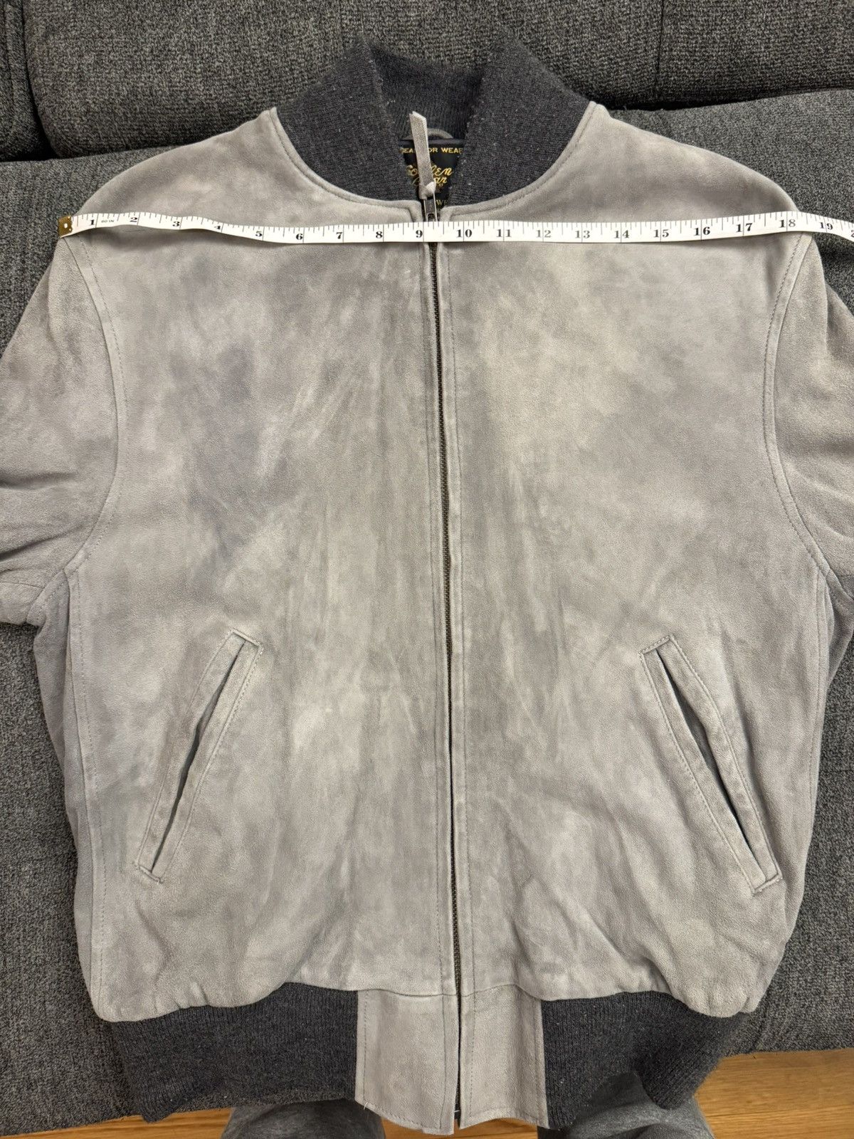 Golden Bear Goat suede bomber by golden bear in grey Size US M / EU 48-50 / 2 - 5 Thumbnail