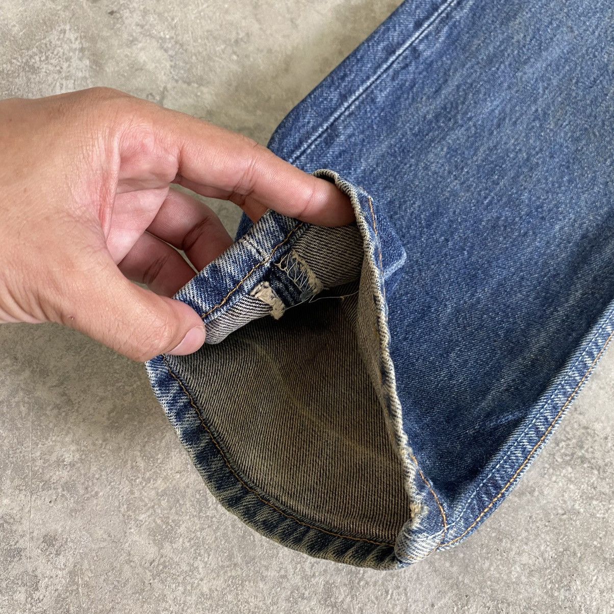 Levi's Vintage 90’s Levis 501 Faded Blue Dirty Denim Jeans Size US 29 - 7 Thumbnail