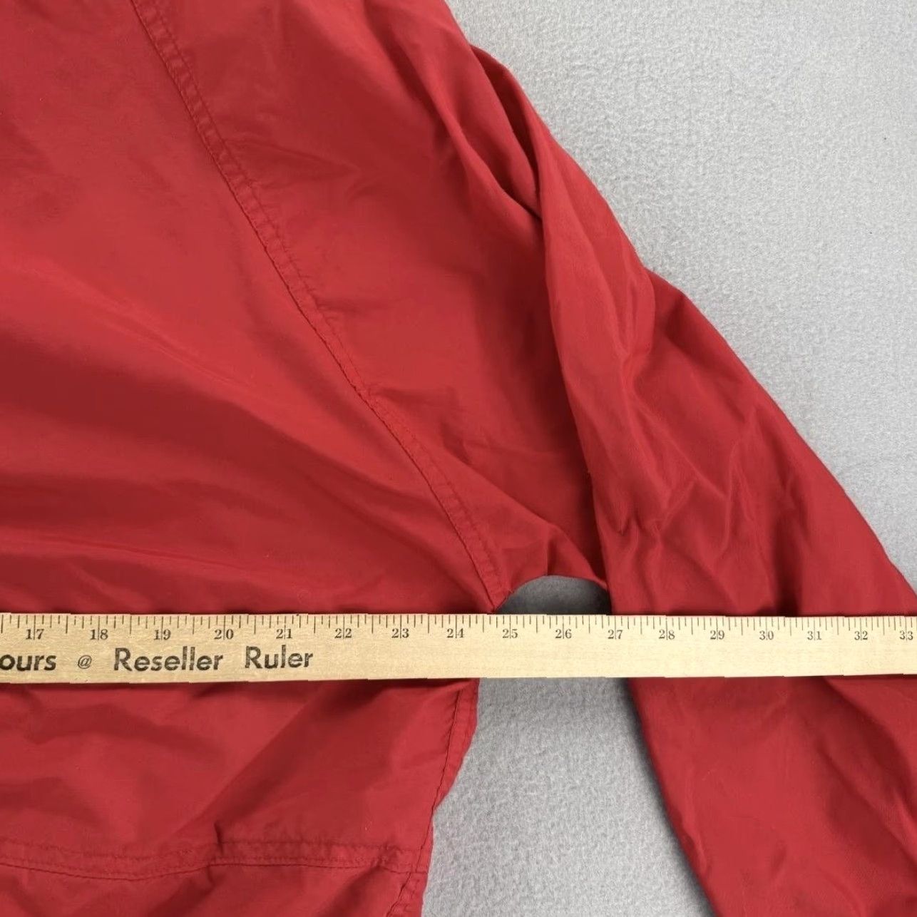 Vintage Vintage L.L. Bean Jacket Womens L Red Nylon Anorak 1/2 Zip Hooded Pullover Jacket, Casual, Travel, Outdoor, 90s, Vintage Boys? Size L / US 10 / IT 46 - 7 Thumbnail