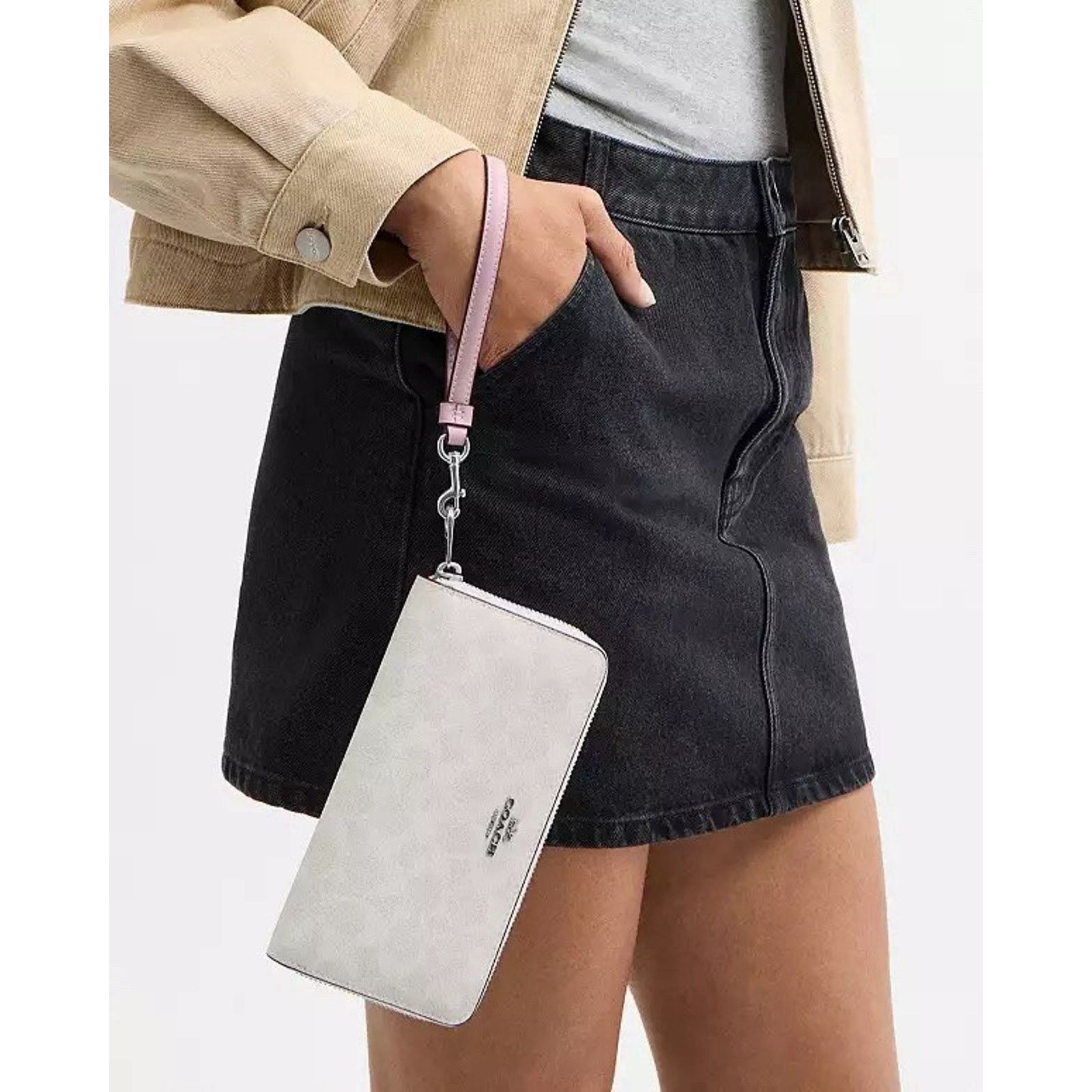 Coach NWT COACH Bundle CW381 Gallery&CW778 Wallet Chalk Carnation Size ONE SIZE - 15 Thumbnail