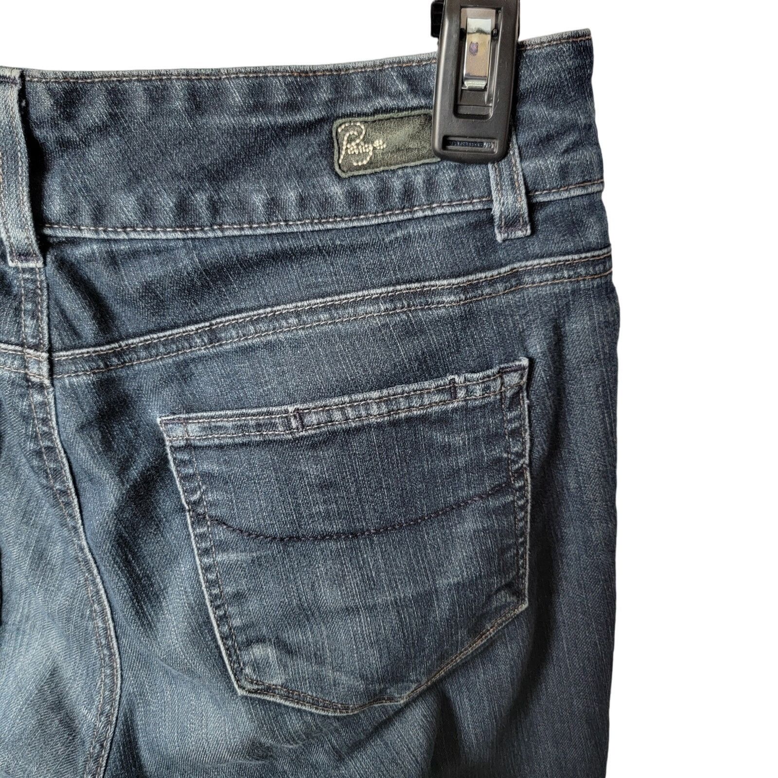 Paige Y2K PAIGE Dark Wash Mid Rise Womens Skinny Jeans Size 30 Size 30" / US 8 / IT 44 - 8 Thumbnail