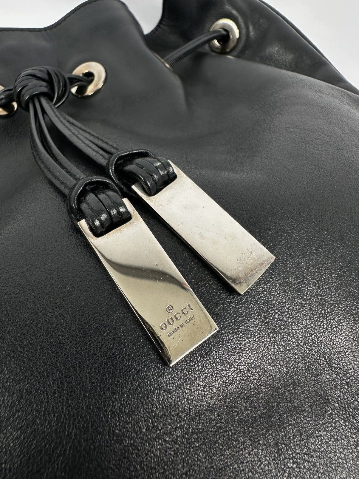 Gucci Gucci - Jackie Hobo - Leather Drawstring Shoulder Bag Size ONE SIZE - 9 Thumbnail
