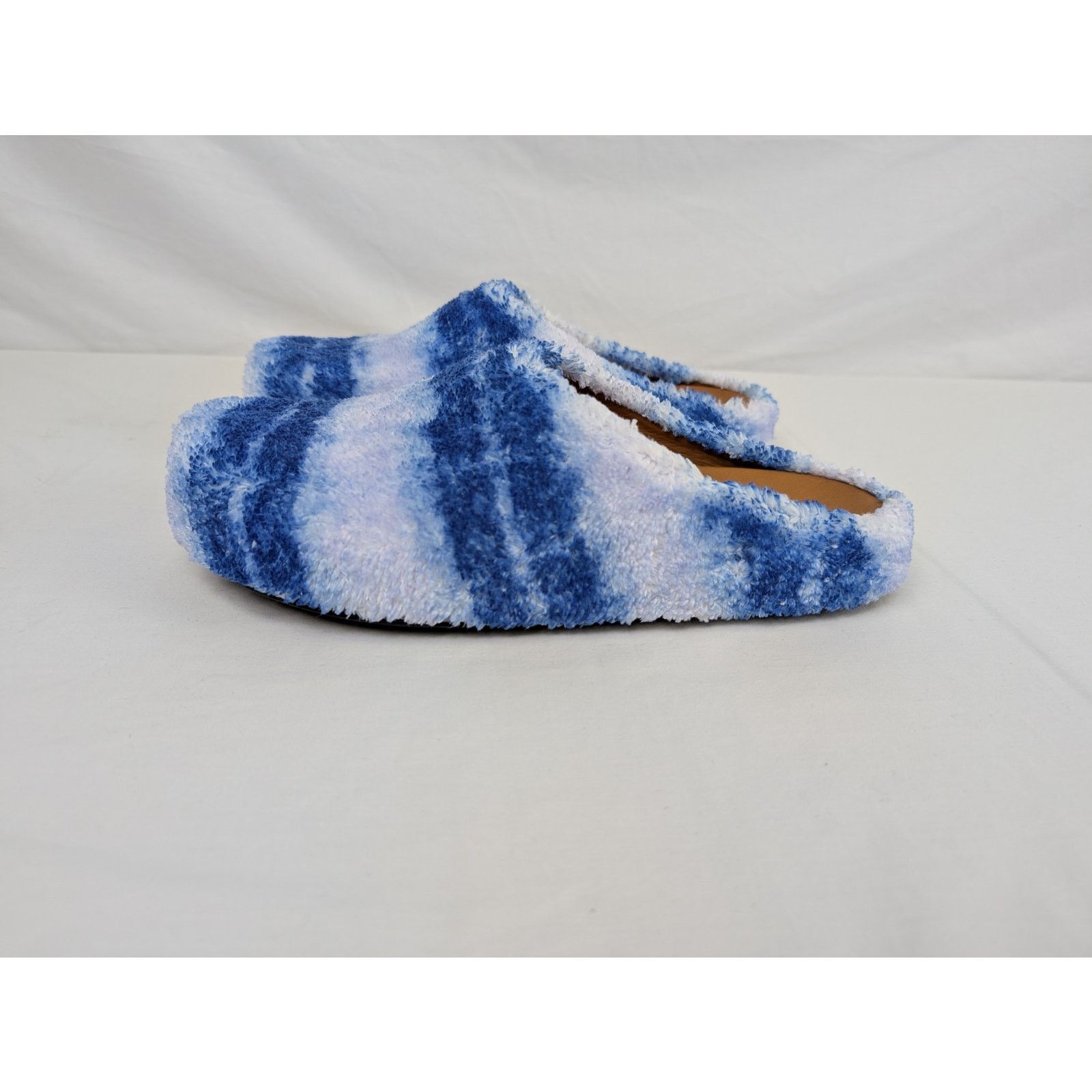 Marni o1rshd1 Furry Fussbet Mules / Slippers in Blue Size US 12 / EU 45 - 9 Thumbnail