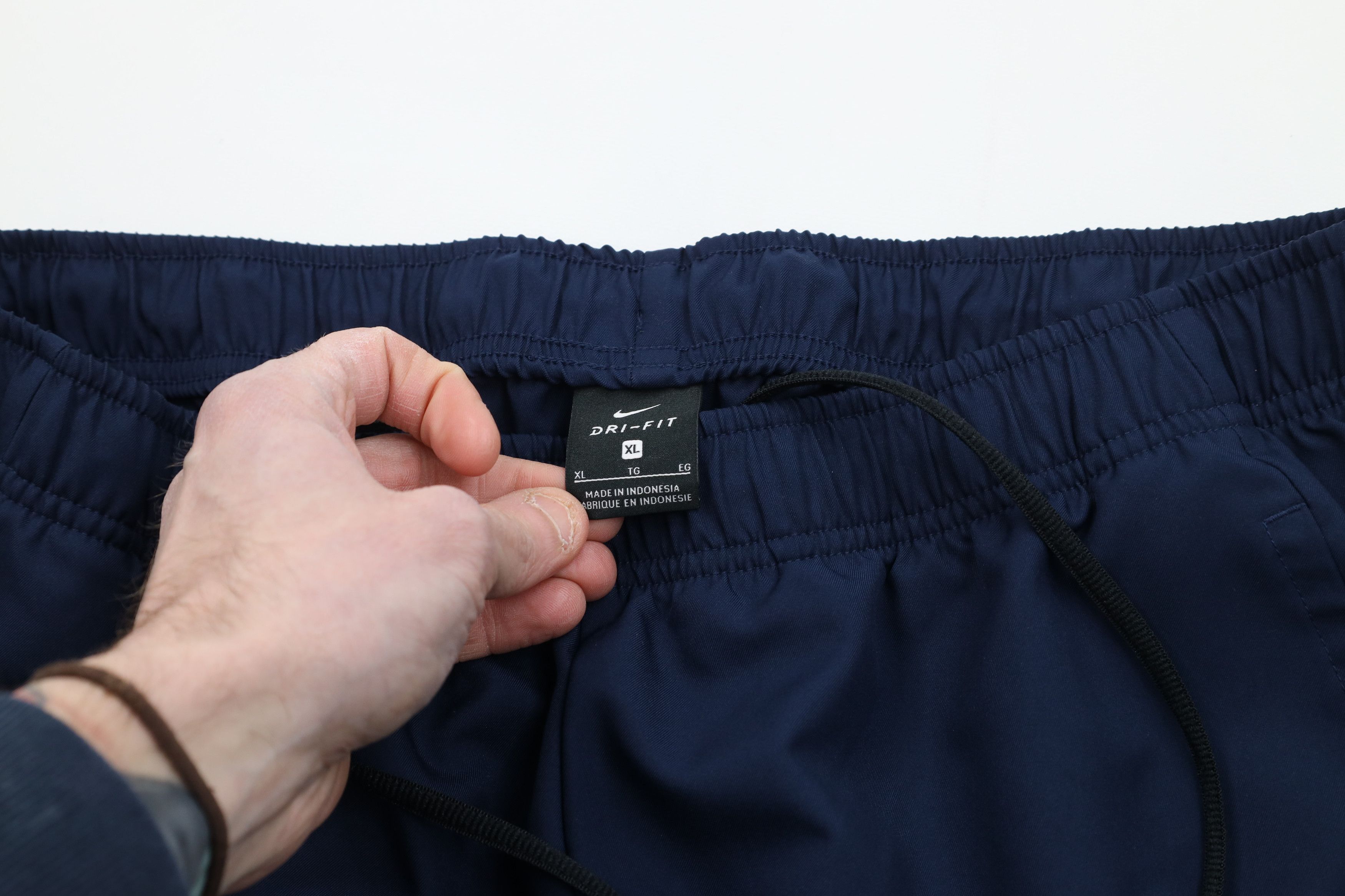 Nike Vintage Y2K Nike Mens Mini Swoosh Warm Up Pants Navy Blue Size US 38 / EU 54 - 8 Thumbnail