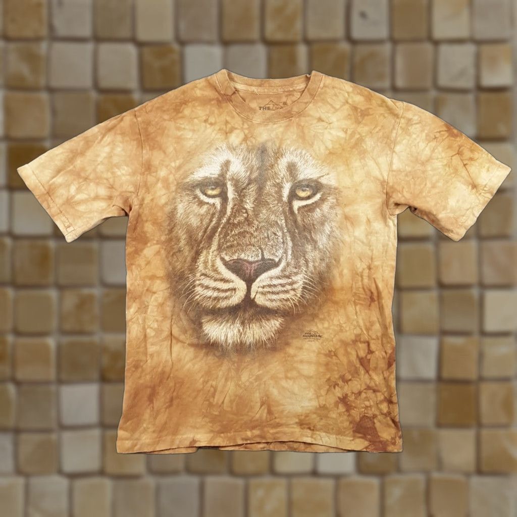 The Mountain VINTAGE The Mountain Lion Brown T-Shirt XL Athletic Casual Nature Animal 90s Womens Size XL / US 12-14 / IT 48-50 - 1 Thumbnail