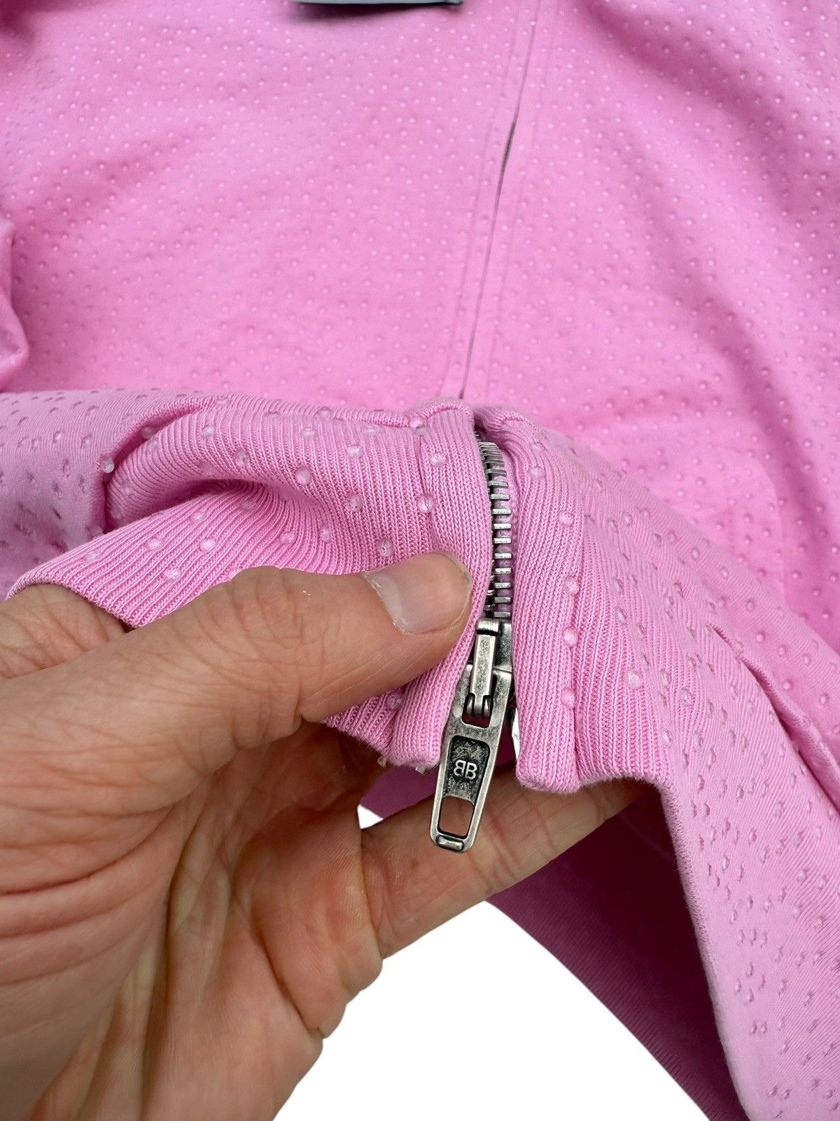 Balenciaga Balenciaga pink rhinestone zip up hoodie Size US M / EU 48-50 / 2 - 5 Thumbnail