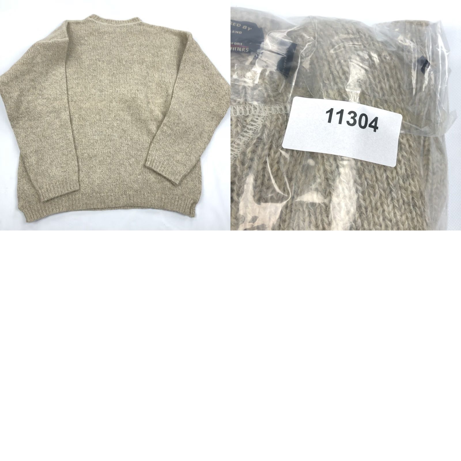 American Eagle Outfitters Vintage American Eagle Outfitters Men's L Wool Blend Crew Neck Sweater Beige Size US L / EU 52-54 / 3 - 8 Thumbnail