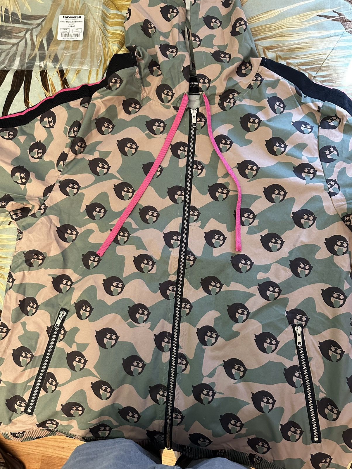 Pink Dolphin Pink dolphin camo zip up Size US XL / EU 56 / 4 - 4 Thumbnail