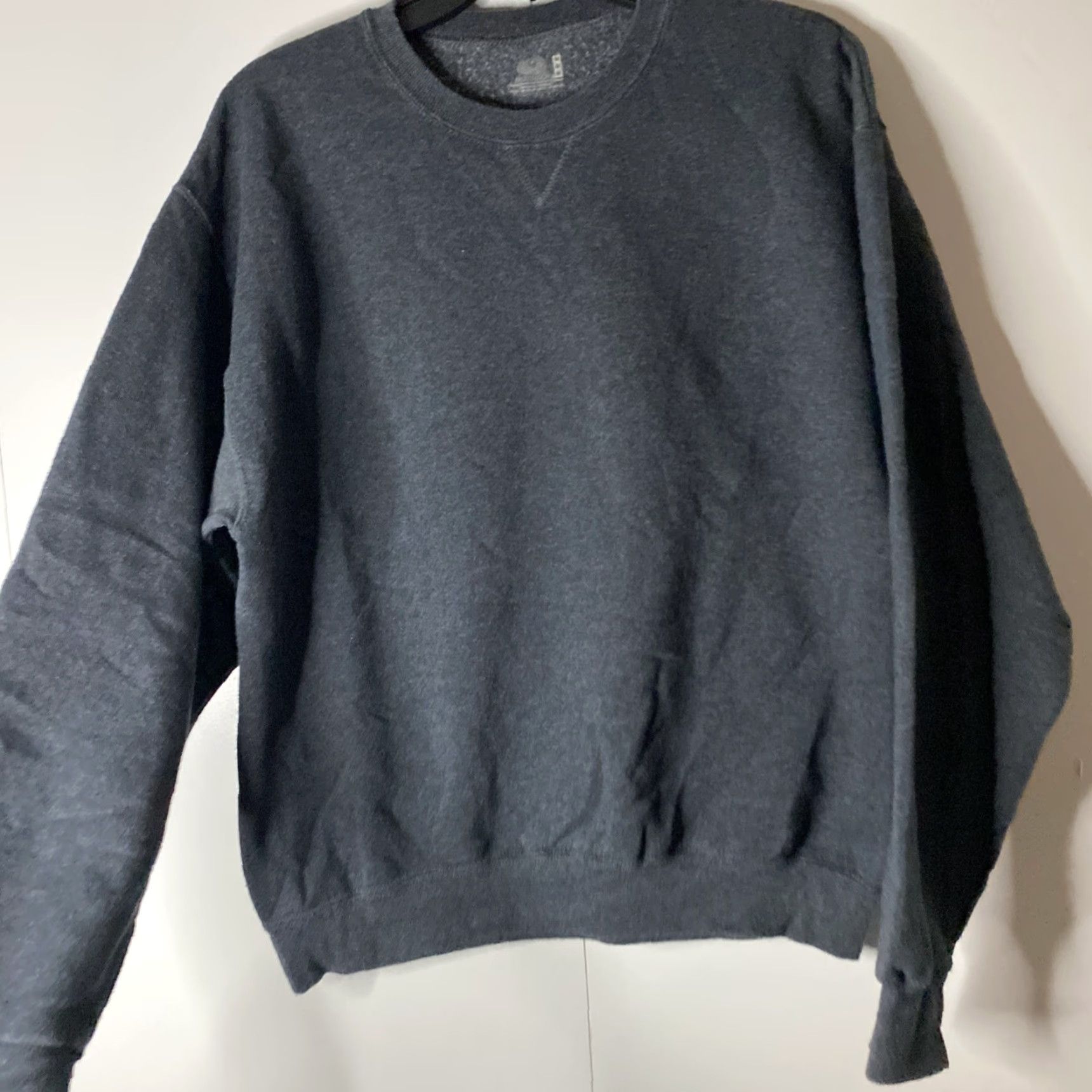 Fruit Of The Loom VINTAGE Fruit of the Loom Grey Crewneck Sweatshirt Women Medium M Boxy Pullover Crew Neck Sweatshirt Size M / US 6-8 / IT 42-44 - 5 Thumbnail