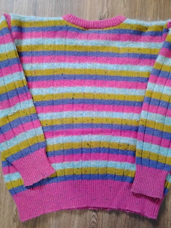 Iceberg Vintage Iceberg Striped Wool Crewneck Sweater Size S / US 4 / IT 40 - 5 Thumbnail
