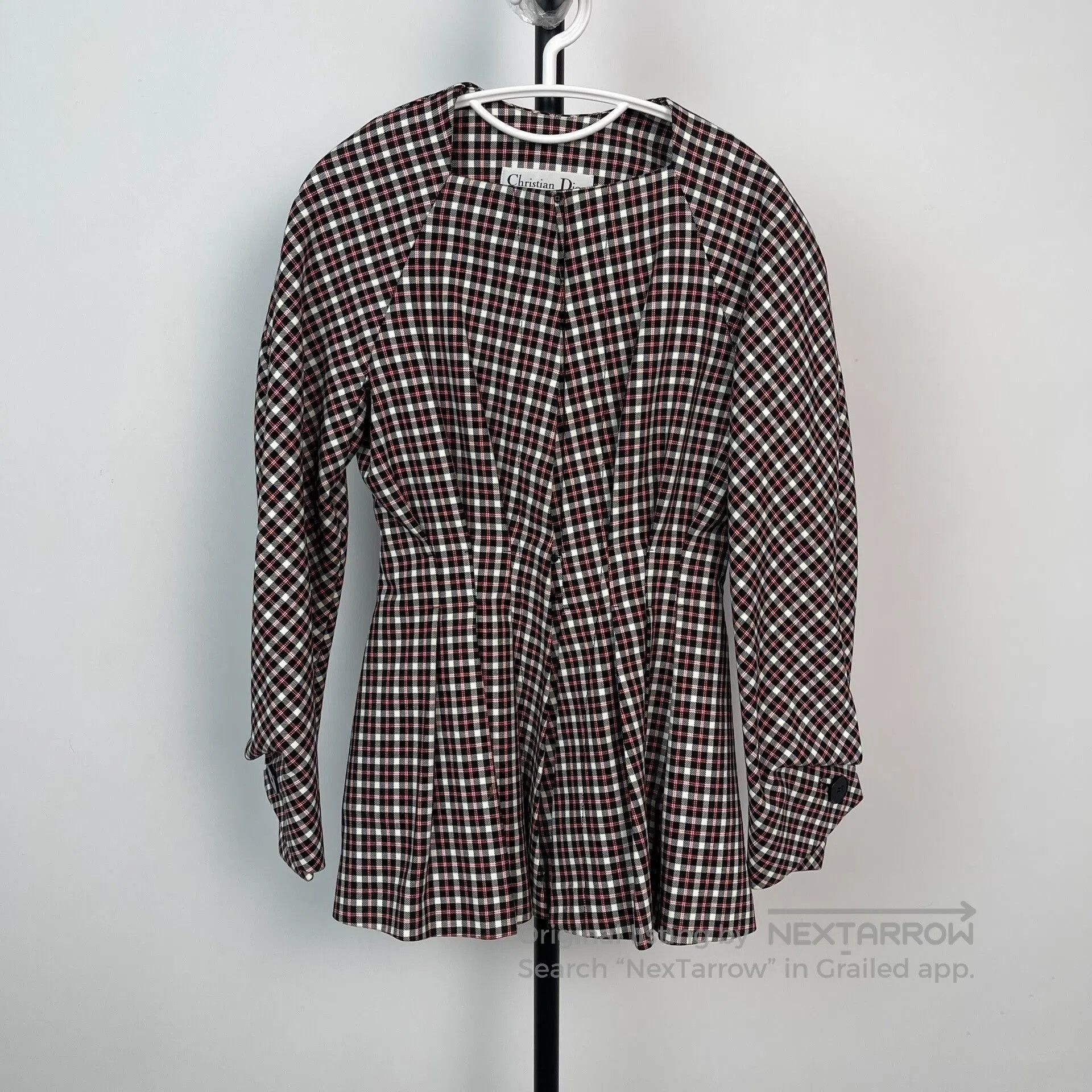 Dior Dior Women's Checkered Coat Size 36. Size XS / US 0-2 / IT 36-38 - 1 Thumbnail