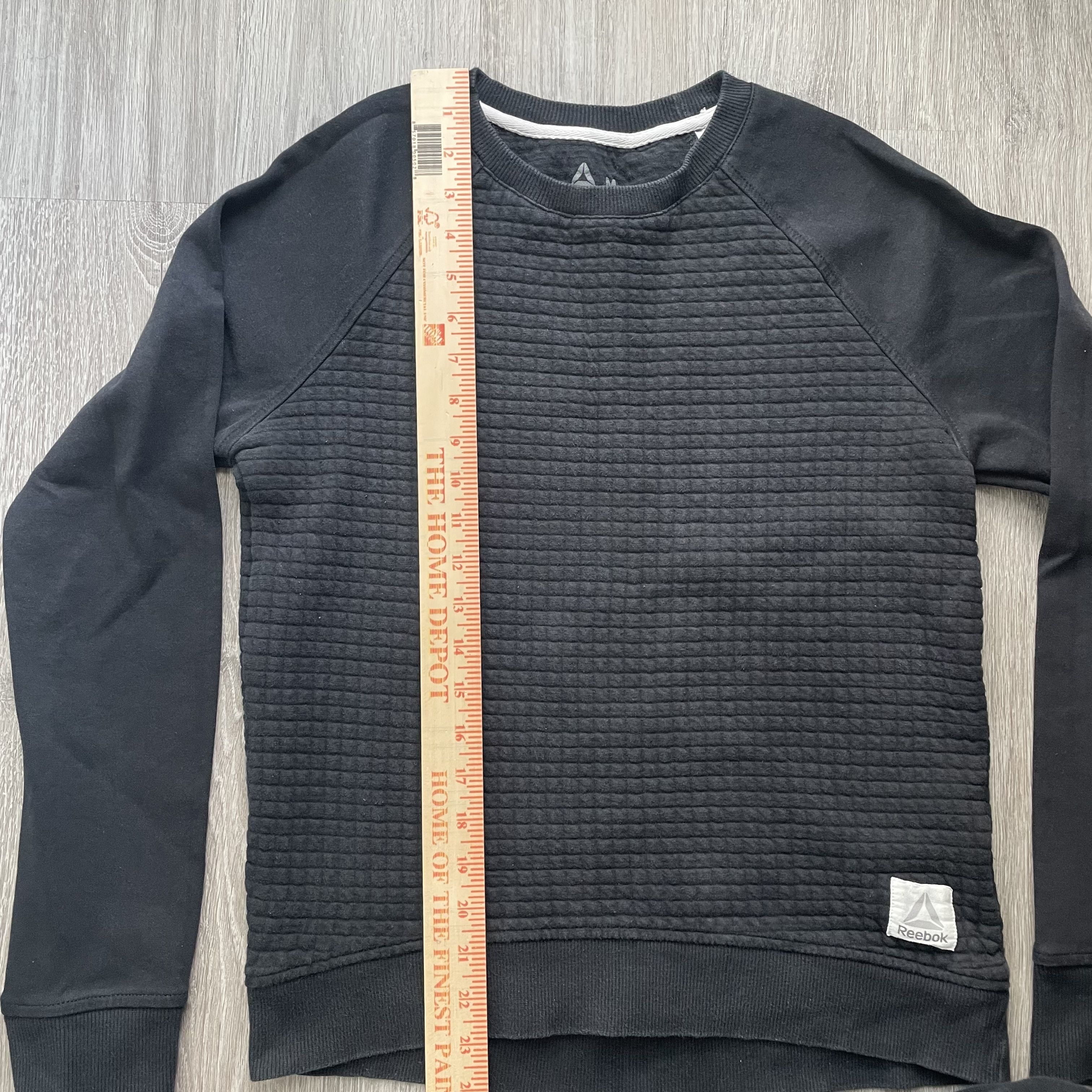 Reebok Reebok Quilted Grid Texture Crewneck Sweatshirt Size M Size US M / EU 48-50 / 2 - 5 Thumbnail