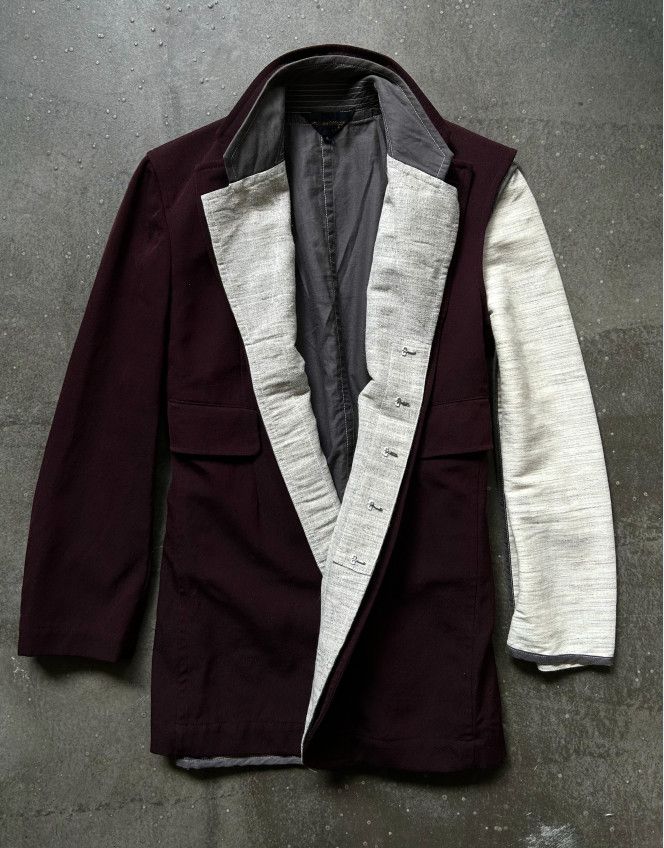 Comme des Garcons COMME des GARÇONS AD1998 Asymmetrical Faux-Layered Blazer Size US S / EU 44-46 / 1 - 1 Thumbnail
