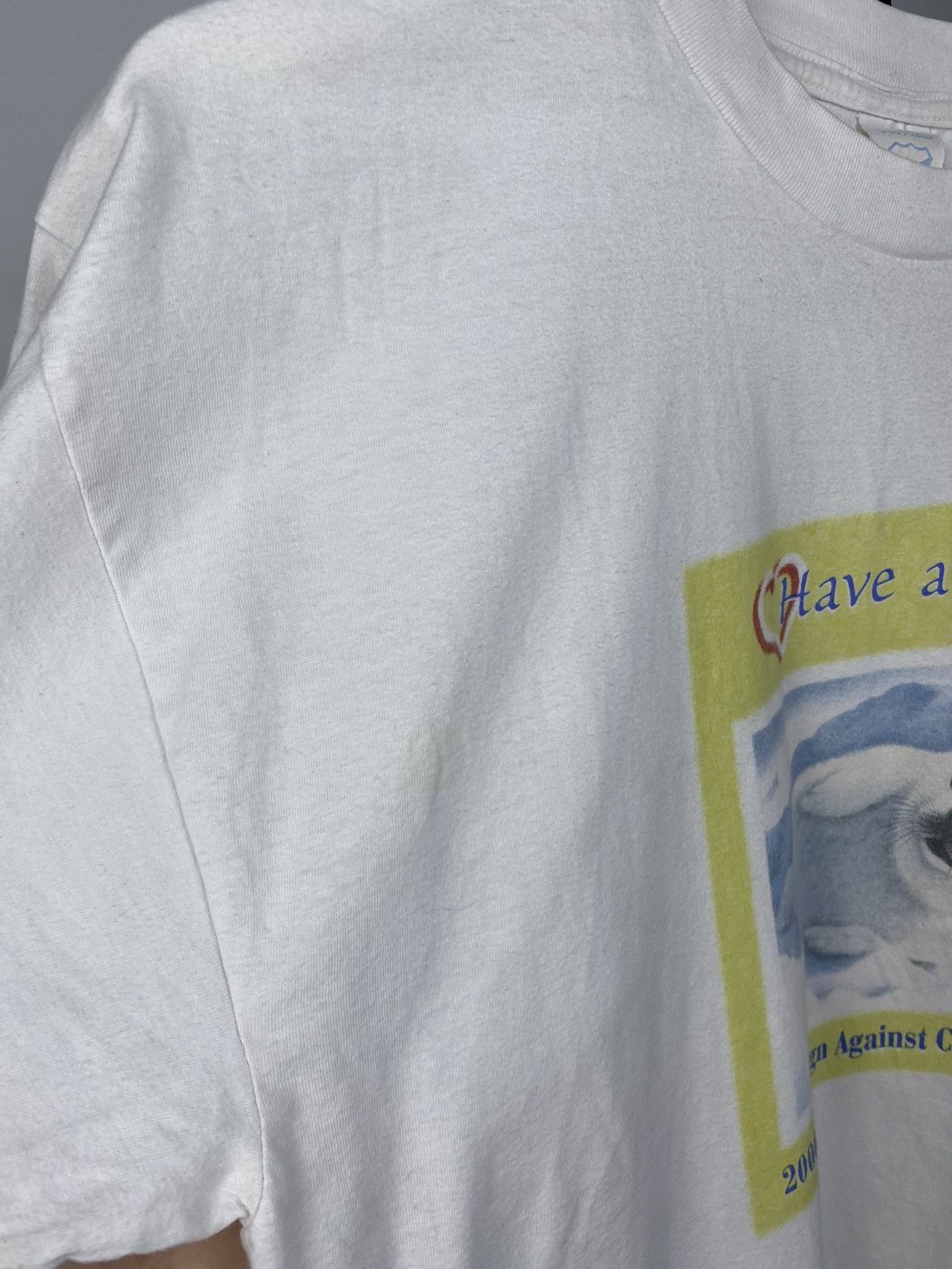 Habitat × Native × Vintage Vintage 2000 IFAW Have a Heart Mike Speiser t-shirt Size US L / EU 52-54 / 3 - 9 Thumbnail