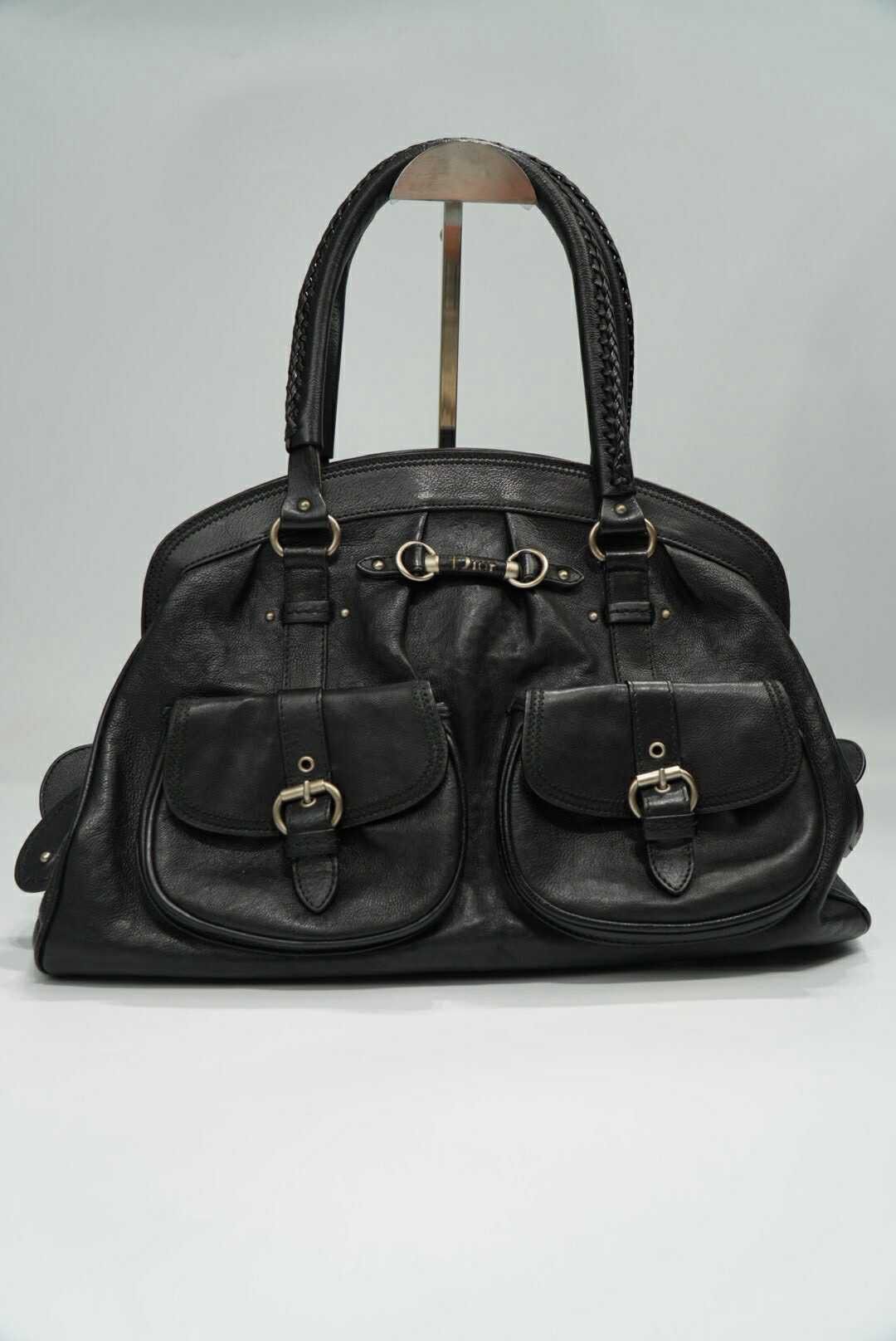 Dior Christian Dior Black "My Dior" Frame Pocket Satchel Bag Size ONE SIZE - 1 Thumbnail