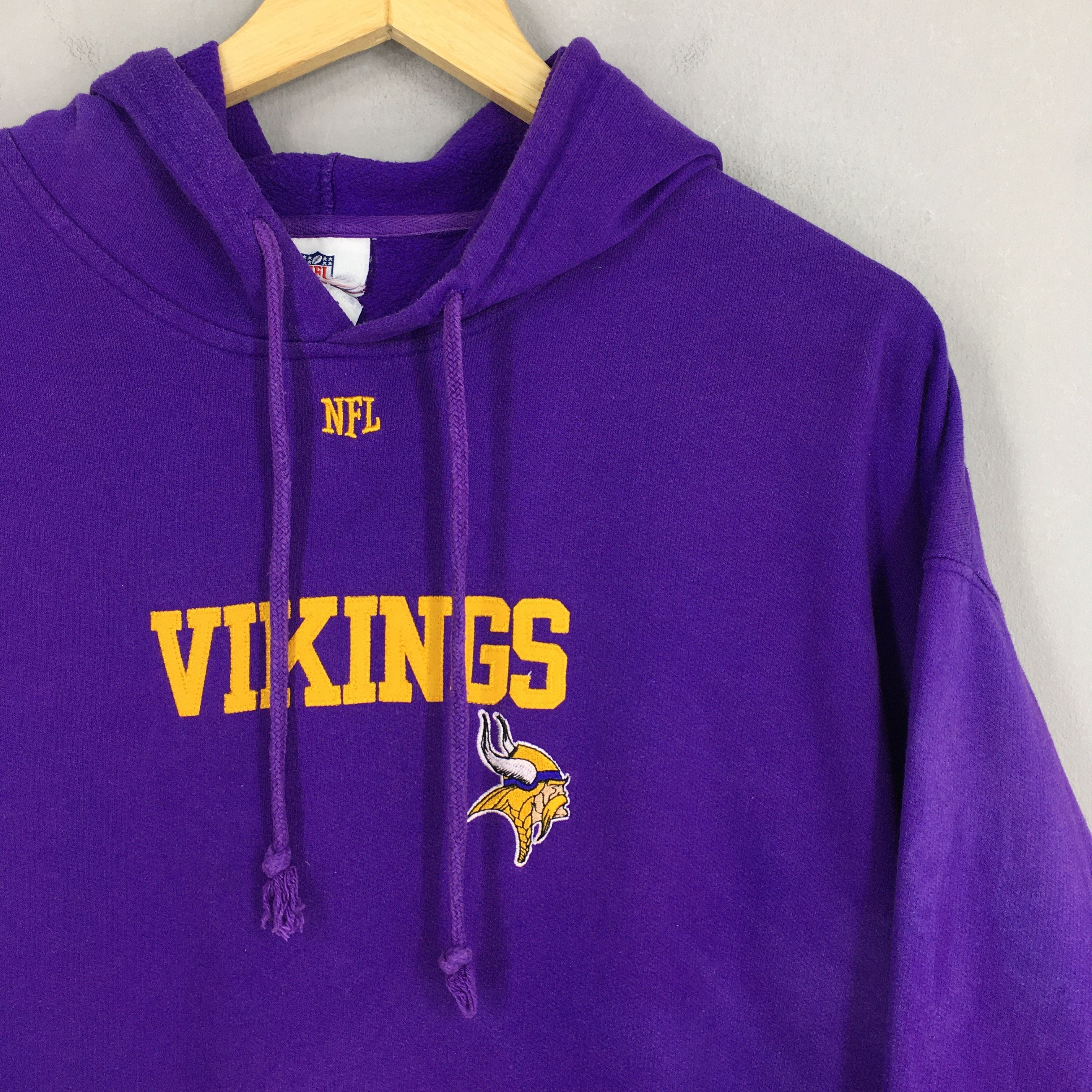 NFL Minnesota Vikings NFL Rugby Purple Hoodie Pullover XL Size US XL / EU 56 / 4 - 2 Thumbnail