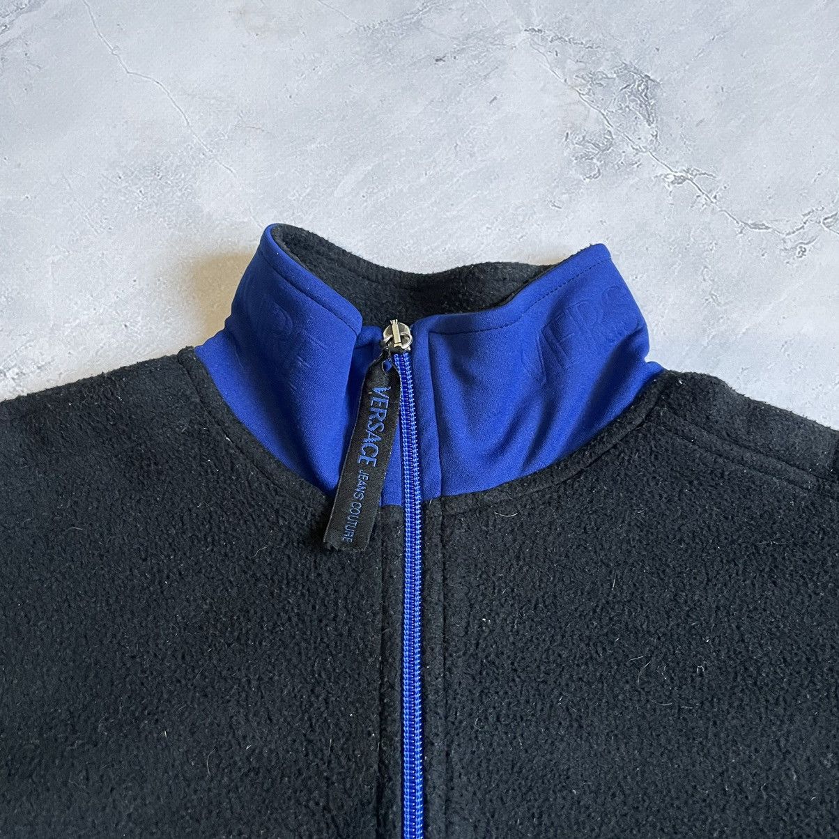 Versace × Versus Versace × Vintage Versace Fleeced Zip Jacket 90s Size US S / EU 44-46 / 1 - 11 Thumbnail
