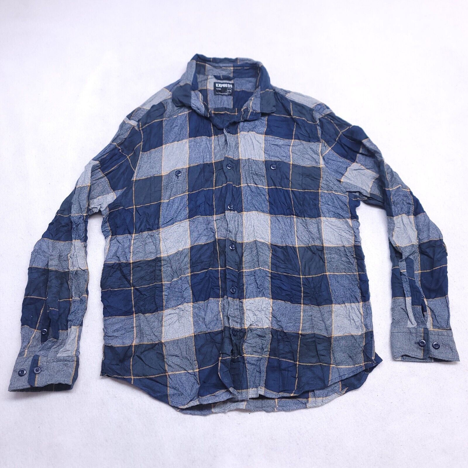 Express Express Buffalo Check Flannel Button Up Shirt Mens Size XL Size US XL / EU 56 / 4 - 2 Thumbnail