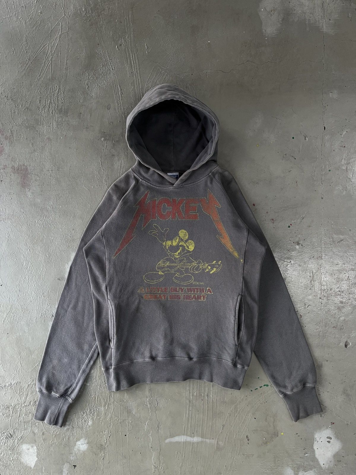 Number (N)ine Mickey Sunfaded Metallica Parody Reverse Weave Supreme Style Size US M / EU 48-50 / 2 - 3 Thumbnail