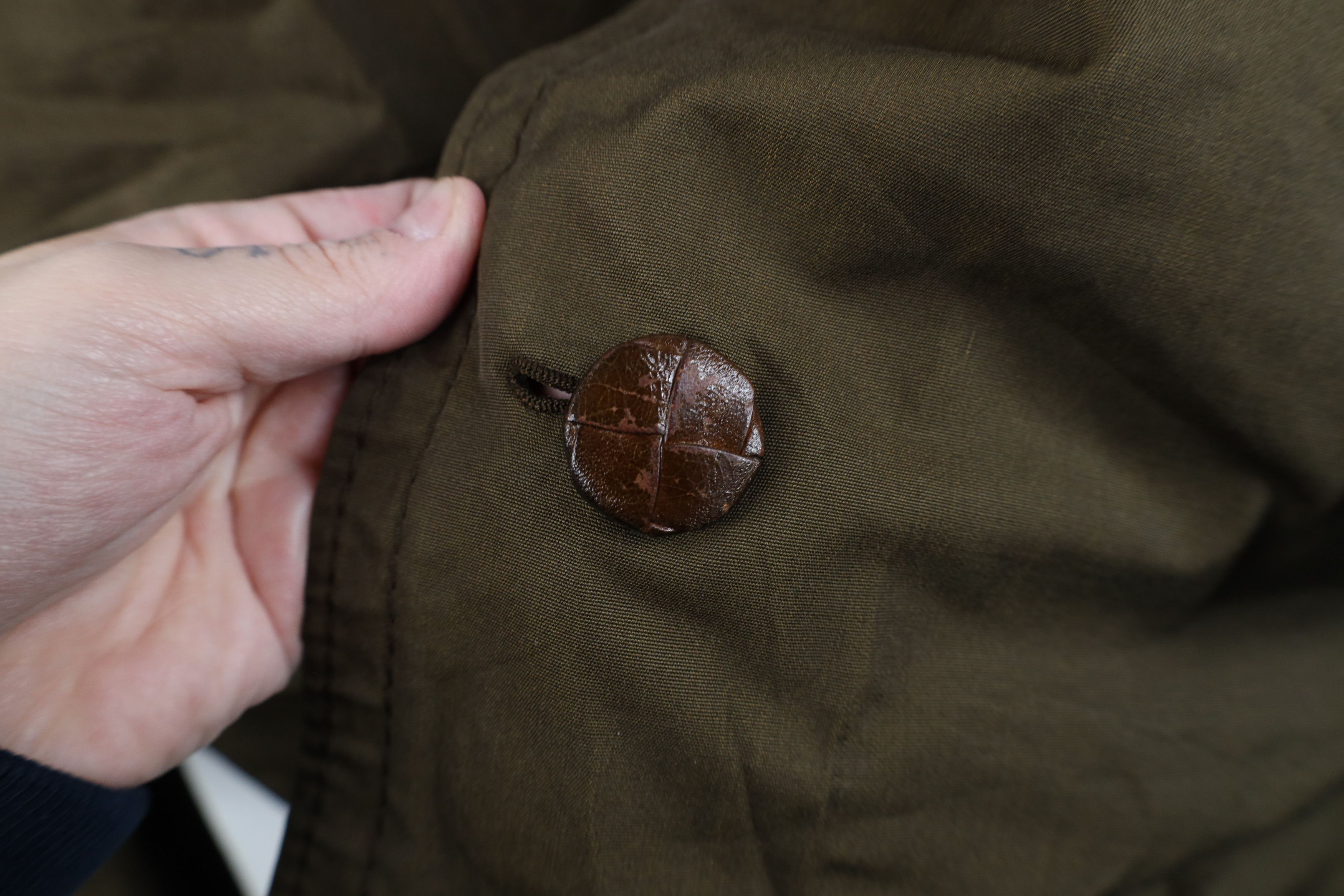 Vintage Vintage 60s 70s Streetwear Cotton Rain Coat Jacket Brown Size US XXL / EU 58 / 5 - 8 Thumbnail