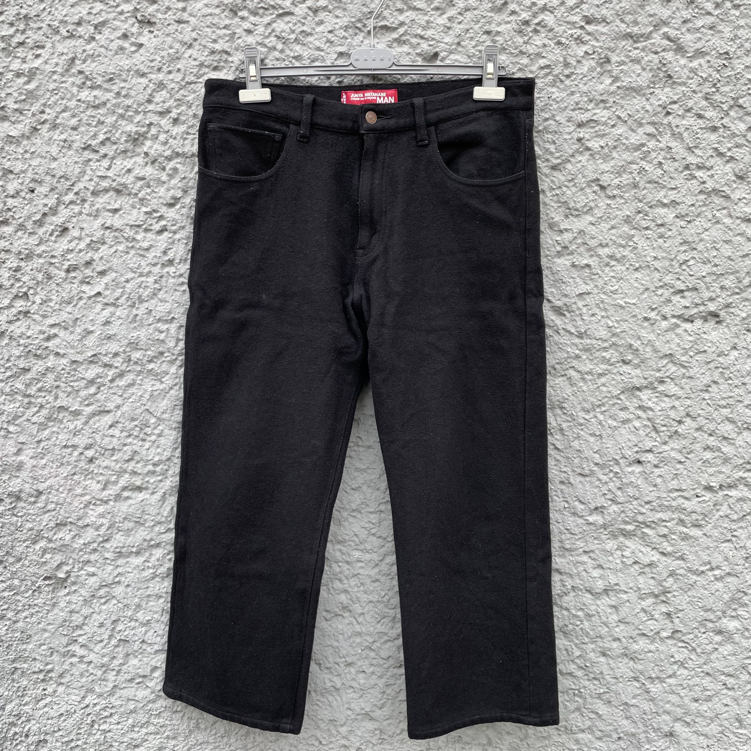 Comme des Garcons CDG Junya Watanabe Man x Levis Black Trousers Pants F/W03 Size US 32 / EU 48 - 1 Thumbnail