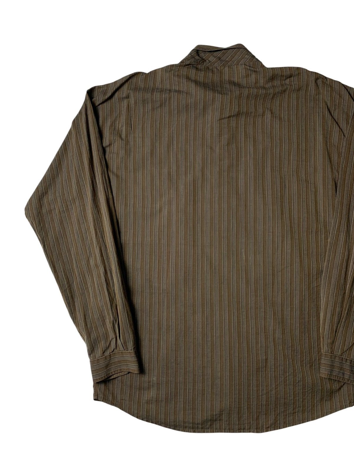 Versace 1980s Gianni Versace Double Big Pocket Stripe Shirt Size US L / EU 52-54 / 3 - 8 Thumbnail
