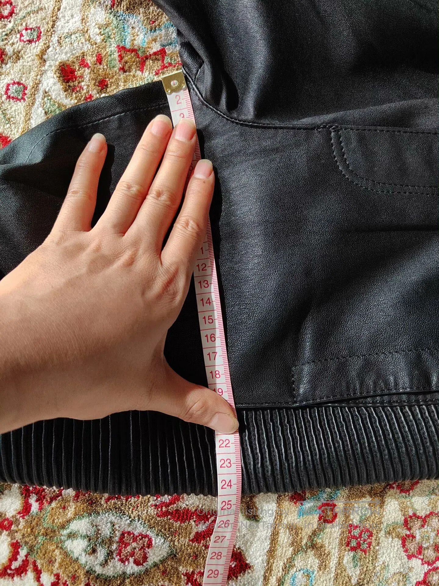 Balmain Balmain Black Leather Pants. Size 22" - 7 Thumbnail