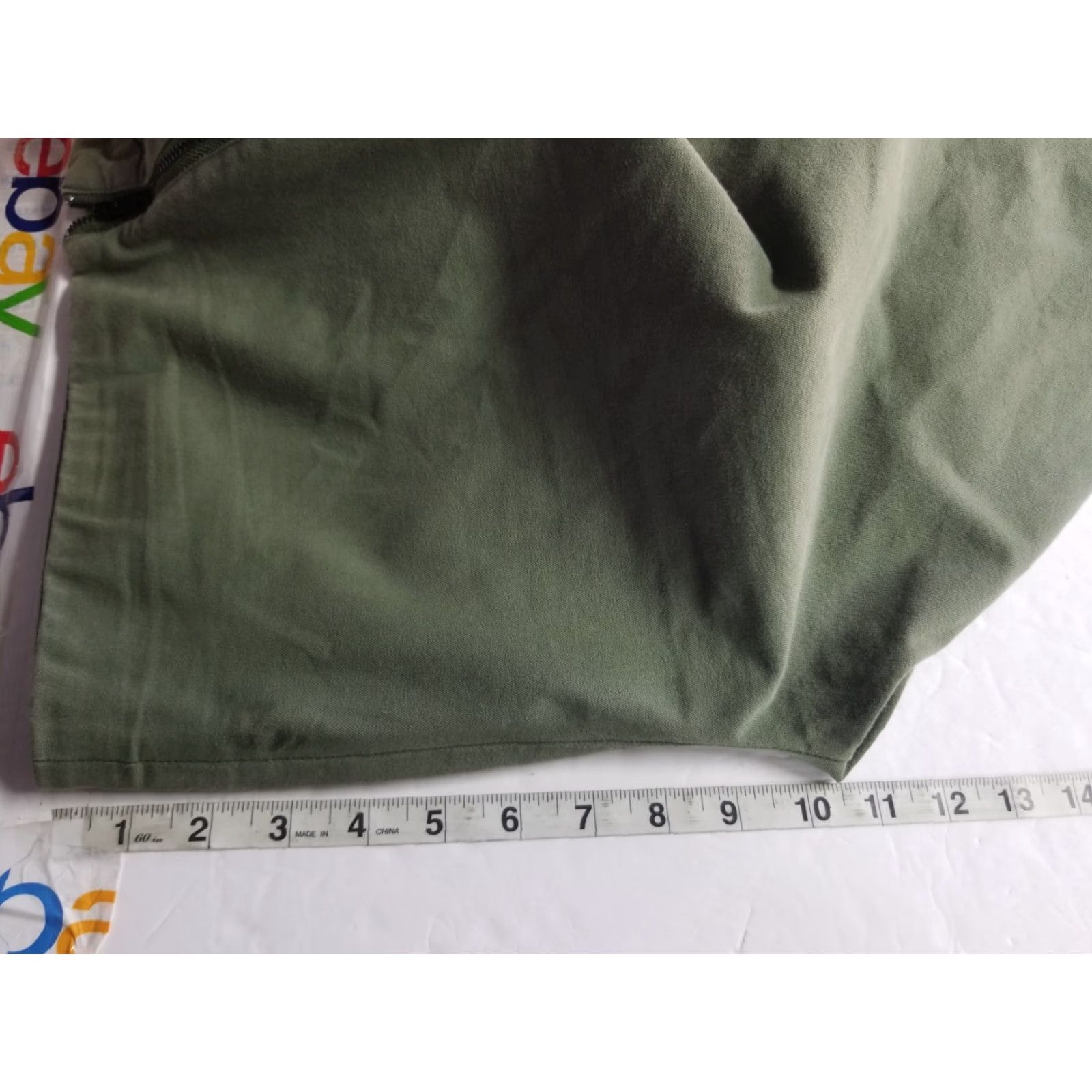 Everlane Everlane Pants Womens Size 14 Olive Green High Rise Twill Chino Size 24" / US 00 / IT 34 - 4 Thumbnail