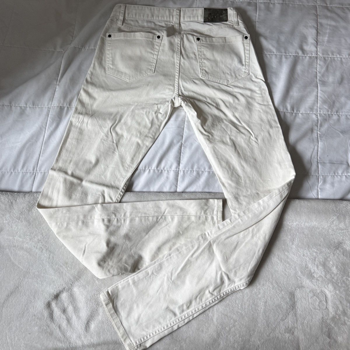 John Varvatos John Varvatos White Denim Jeans Size US 29 - 12 Thumbnail
