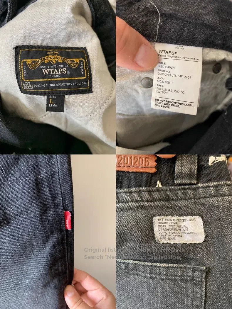 Wtaps Wtaps size M Bone Denim Pants Size US 38 / EU 54 - 9 Thumbnail