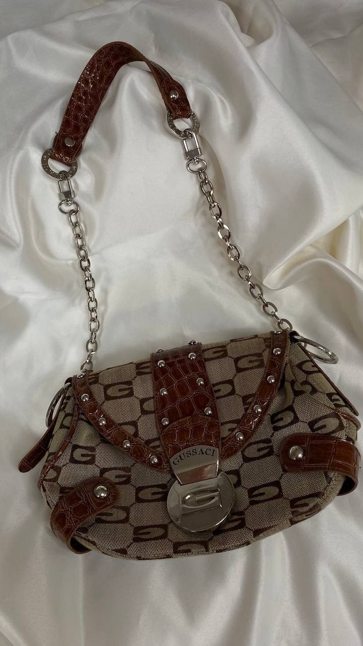 Vintage Gessaci vintage monogram shoulder bag Size ONE SIZE - 4 Thumbnail