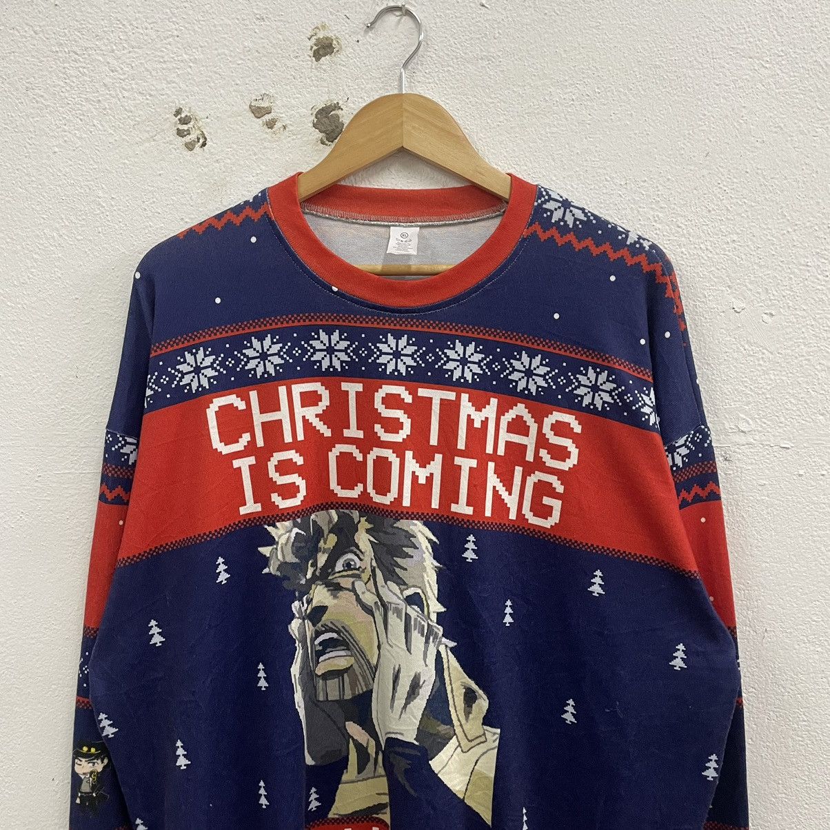 Anime × Vintage 🔥Vintage Christmas Is Coming Promo Anime Design Sweatshirts Size US L / EU 52-54 / 3 - 3 Thumbnail
