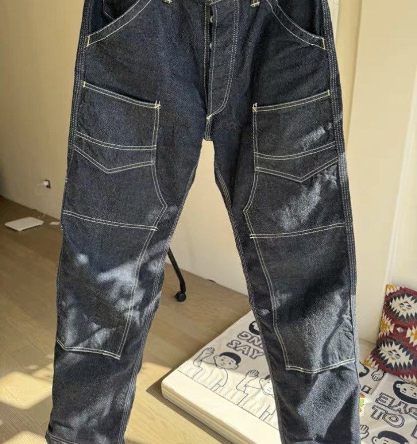 image of Freewheelers Original Cattle Underground Jeans in Blue, Men's (Size 32)