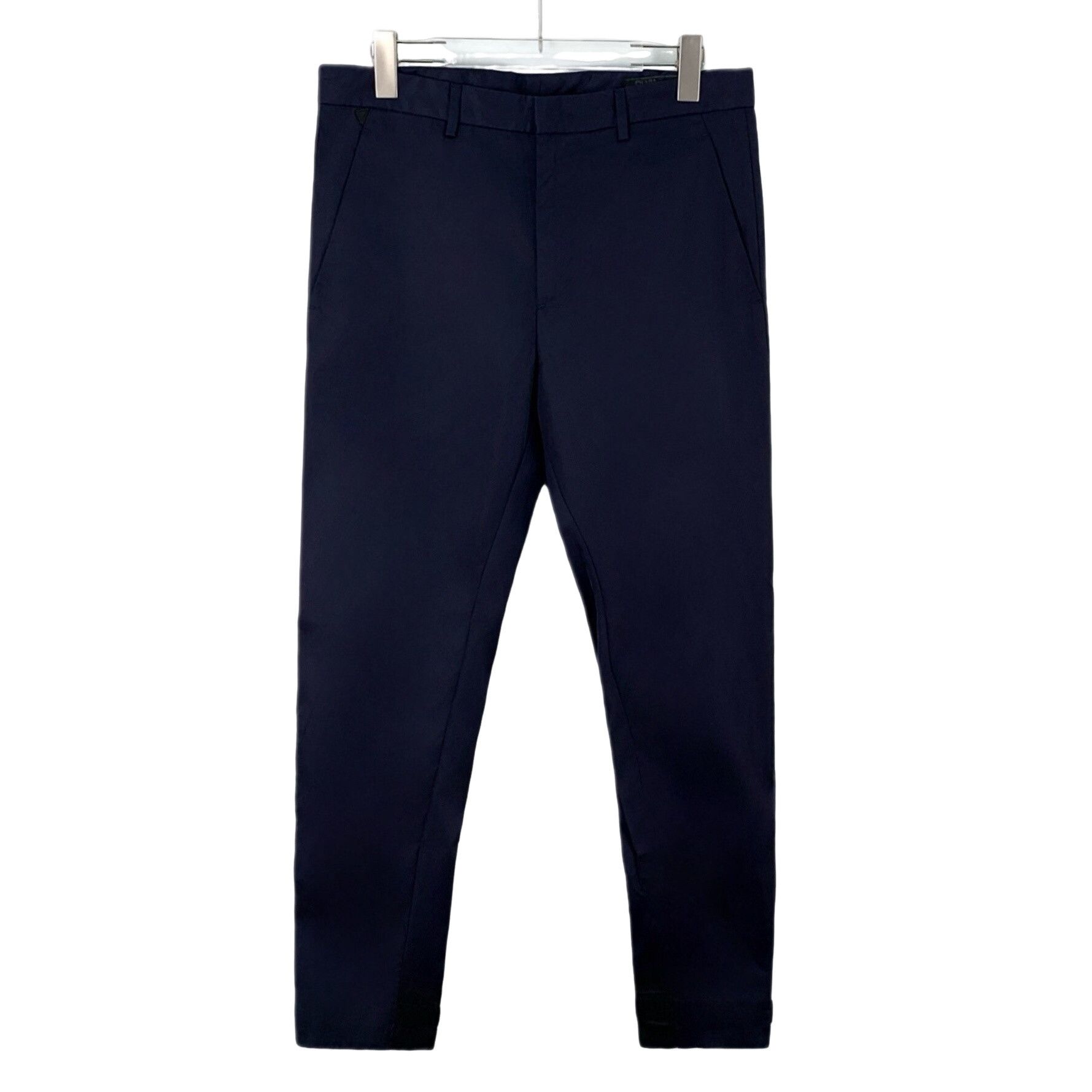 Prada Prada Navy Nylon Casual Pants Size 30 Size US 30 / EU 46 - 1 Thumbnail