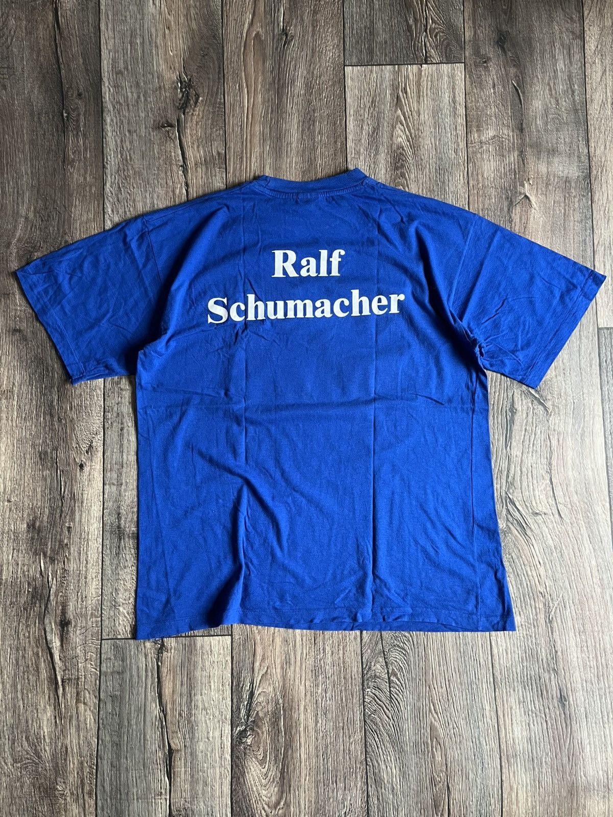 Formula 1 × Vintage Vintage 90s Ralf Schumacher BMW Williams F1 Racing Team Tee Size US XXL / EU 58 / 5 - 10 Thumbnail