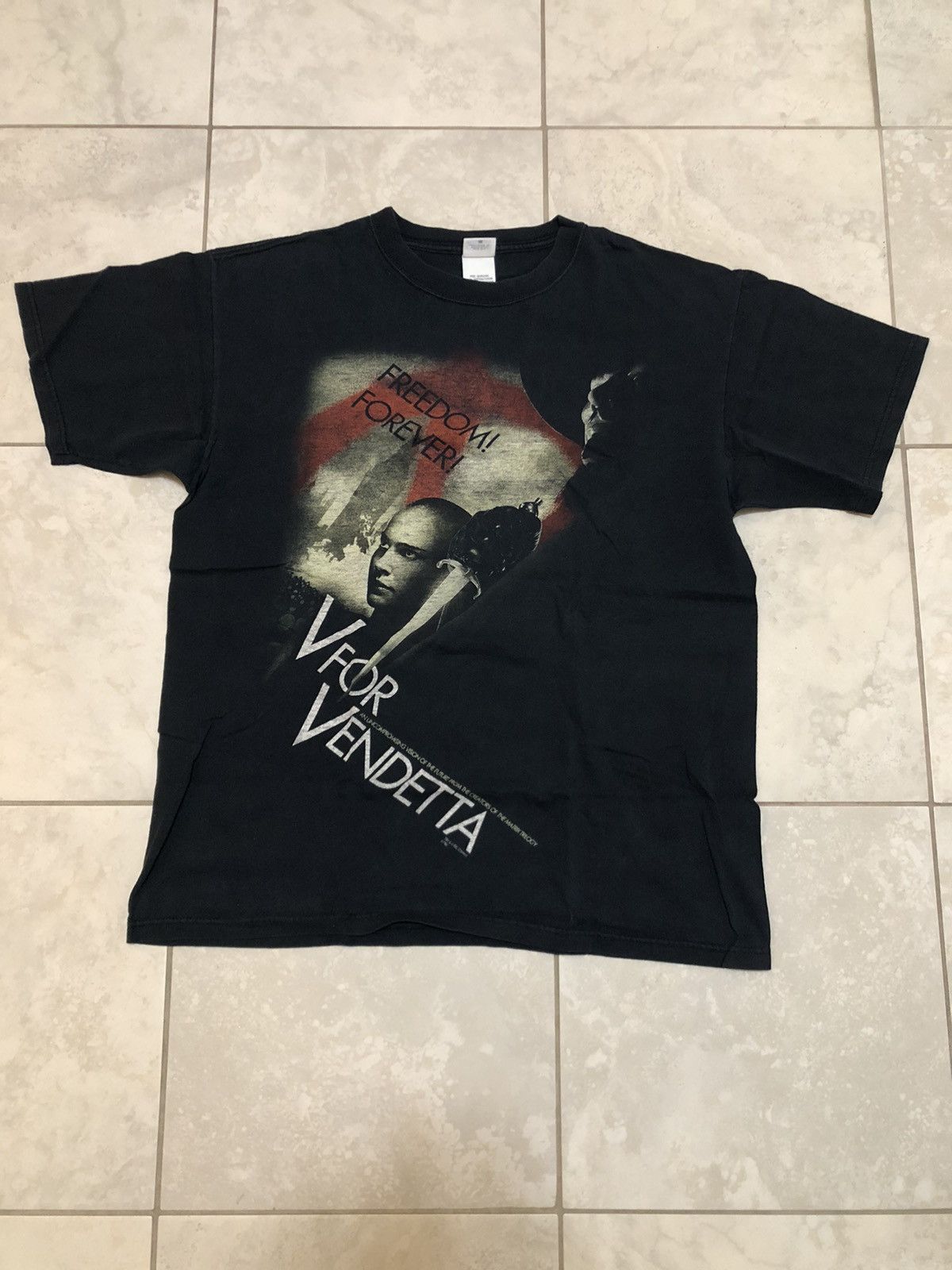 Rare vintage V for Vendetta movie t shirt