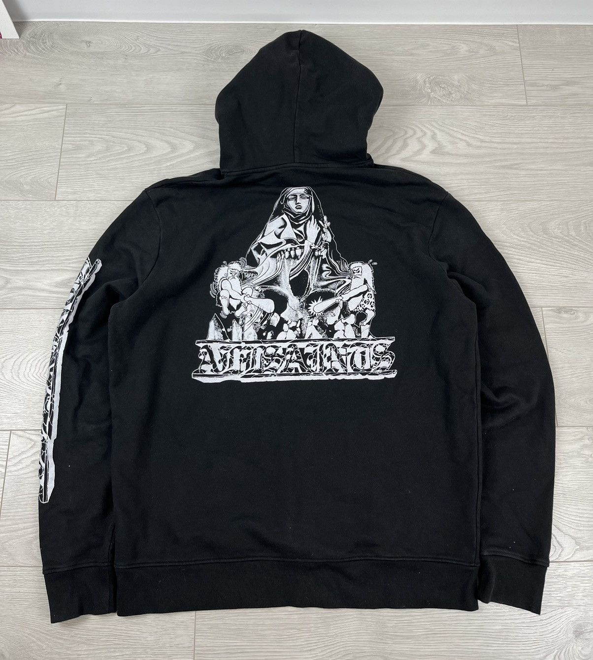 Allsaints Allsaints Troglodyte LS Oversized Black Hoodie Size US S / EU 44-46 / 1 - 1 Thumbnail