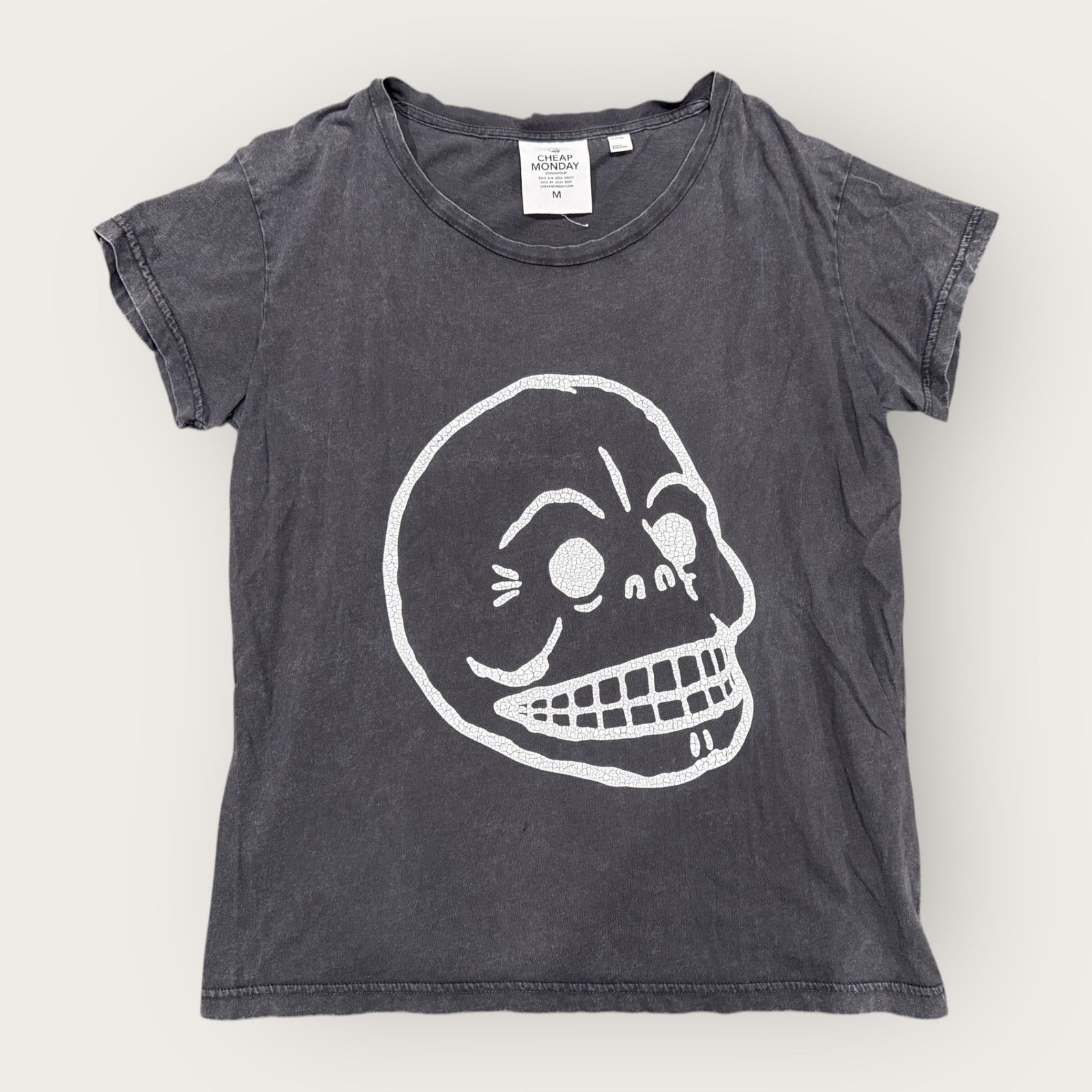 Cheap Monday Cheap Monday Have Tee Cracked Skull Tee Size M / US 6-8 / IT 42-44 - 4 Thumbnail