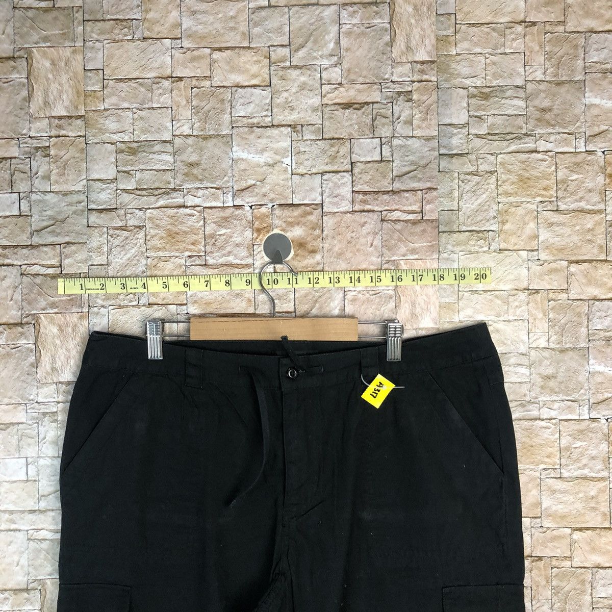 Japanese Brand Smile Land Dark Blue Cropped Pants #A317 Size US 36 / EU 52 - 4 Thumbnail