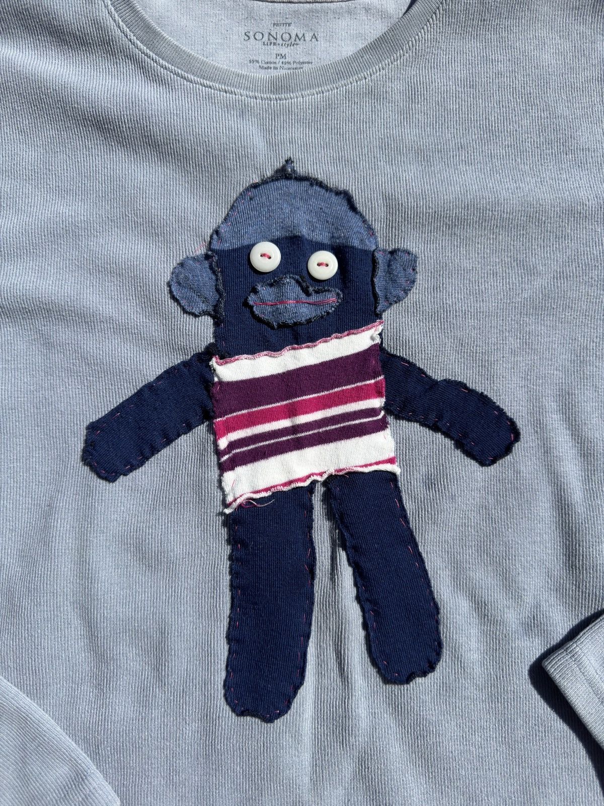Sonoma Sonoma Monkey Long Sleeve Shirt Size S / US 4 / IT 40 - 2 Thumbnail