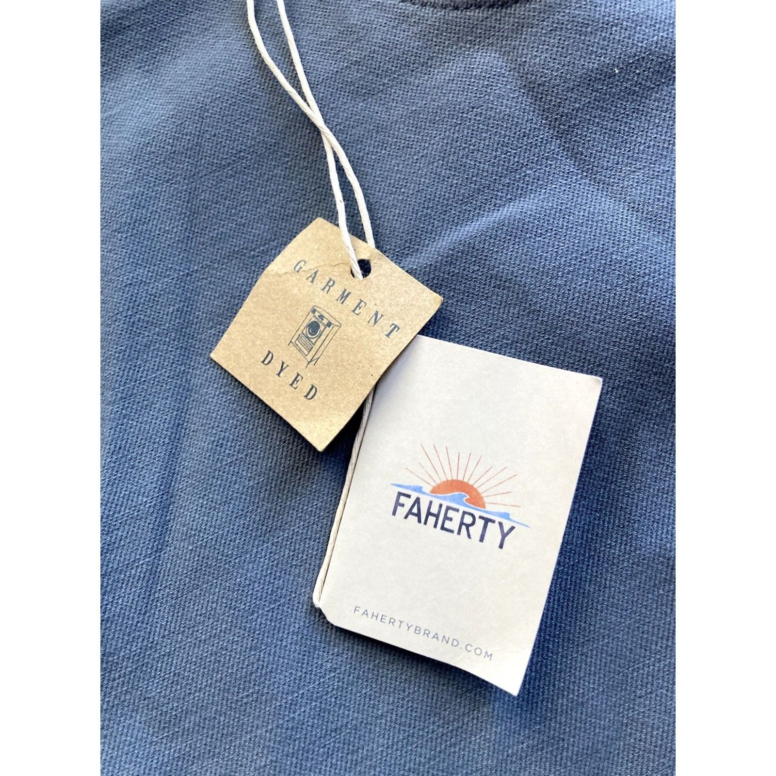 Faherty Faherty Pants Mens 42x32 Chino 5-Pocket Stretch Ocean Blue NWT Regular Size US 42 / EU 58 - 6 Thumbnail